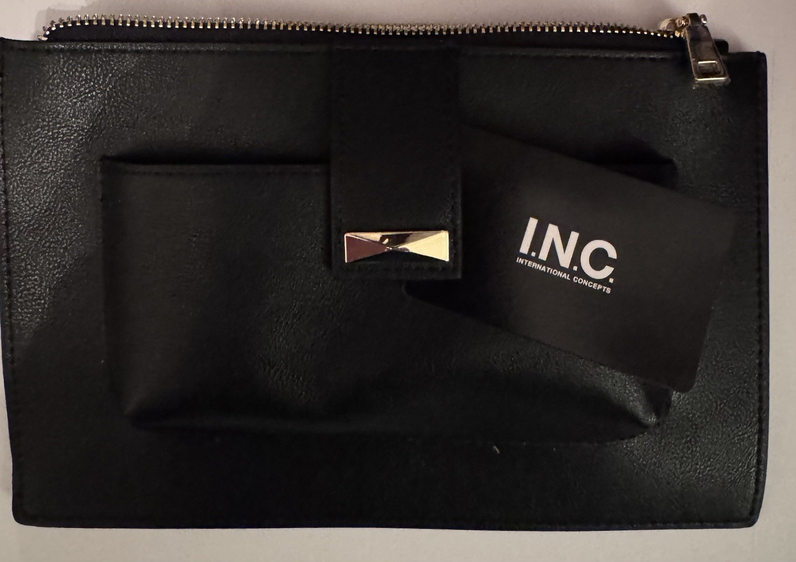 I.N.C. Envelope Clutch International Concepts Averry Tunnel Bag Macy’s Mob Wives