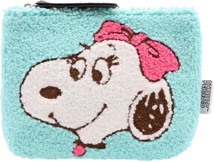 [Peanuts] Bell/Pastel Blue Cosmetic Case Mini Pouch Bag-in-Bag Acrylic