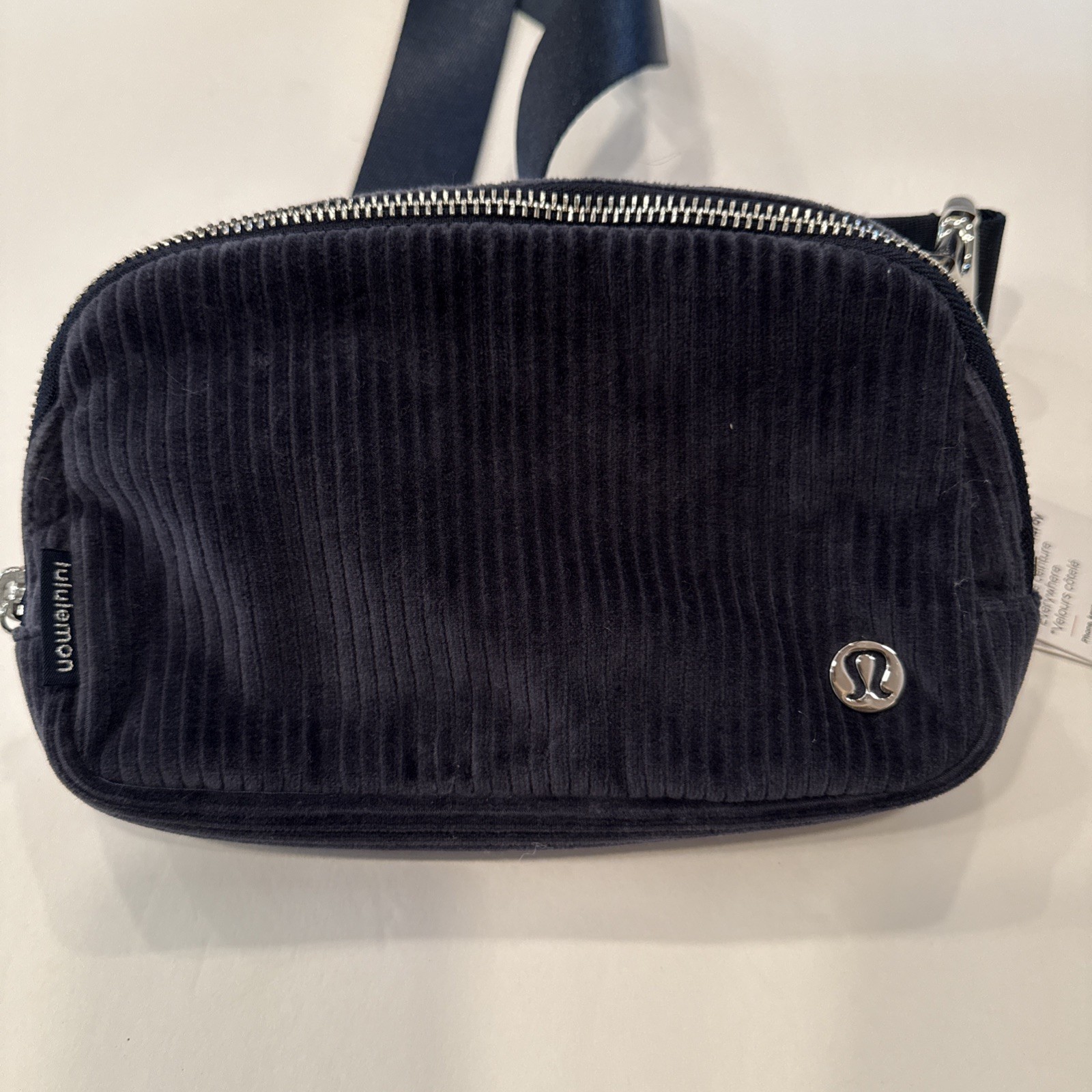 Lululemon Everywhere Belt Bag true navy Corduroy In Blue NWT