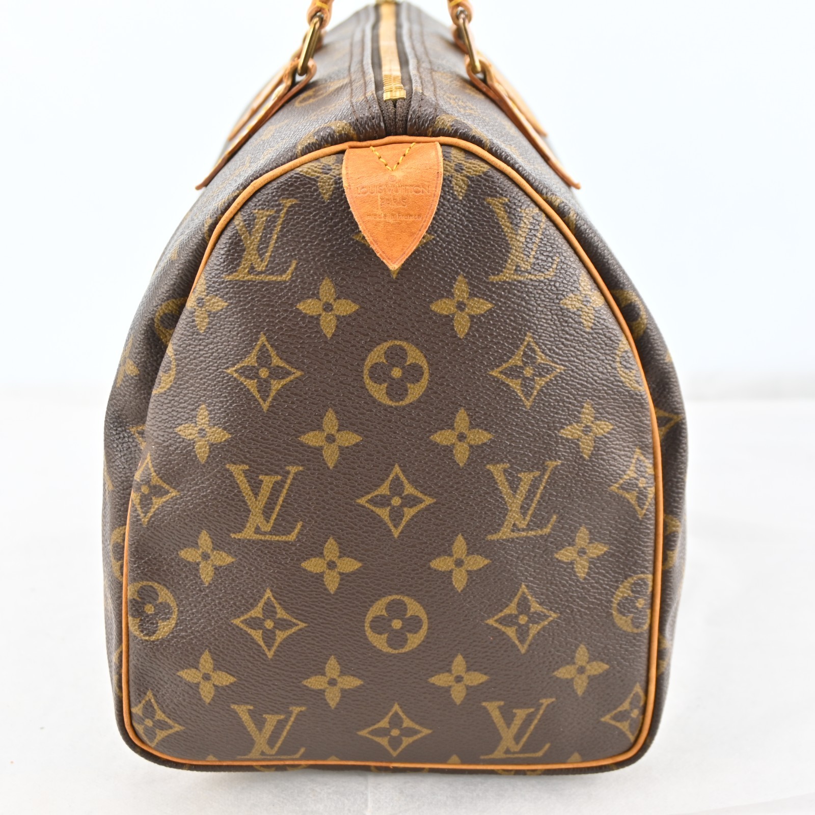 Auth LOUIS VUITTON Speedy 30 Monogram Handbag Monogram Canvas P5037YT805
