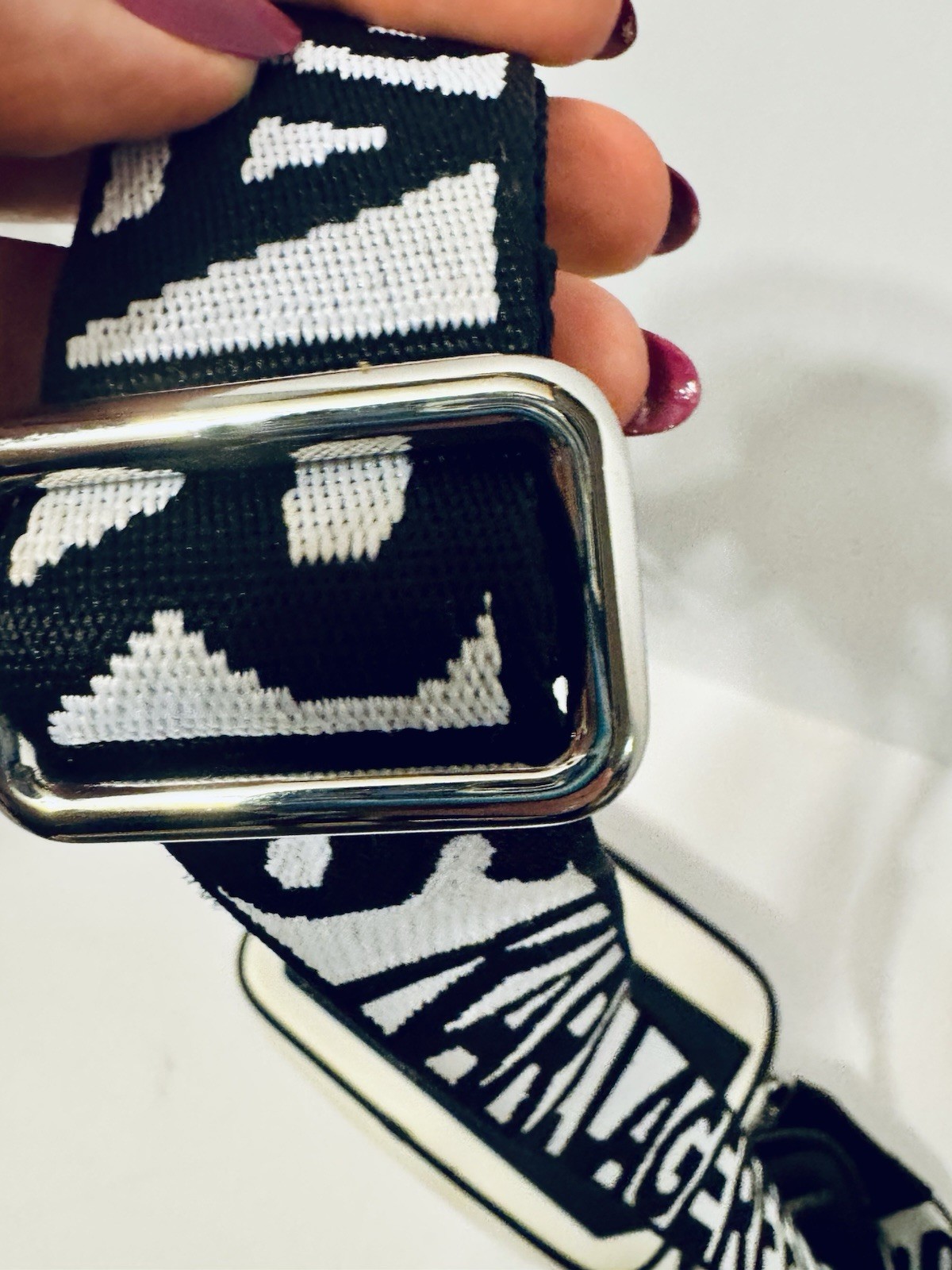 New Karl Lagerfield Small Black/White Crossbody Gorgeous Bag