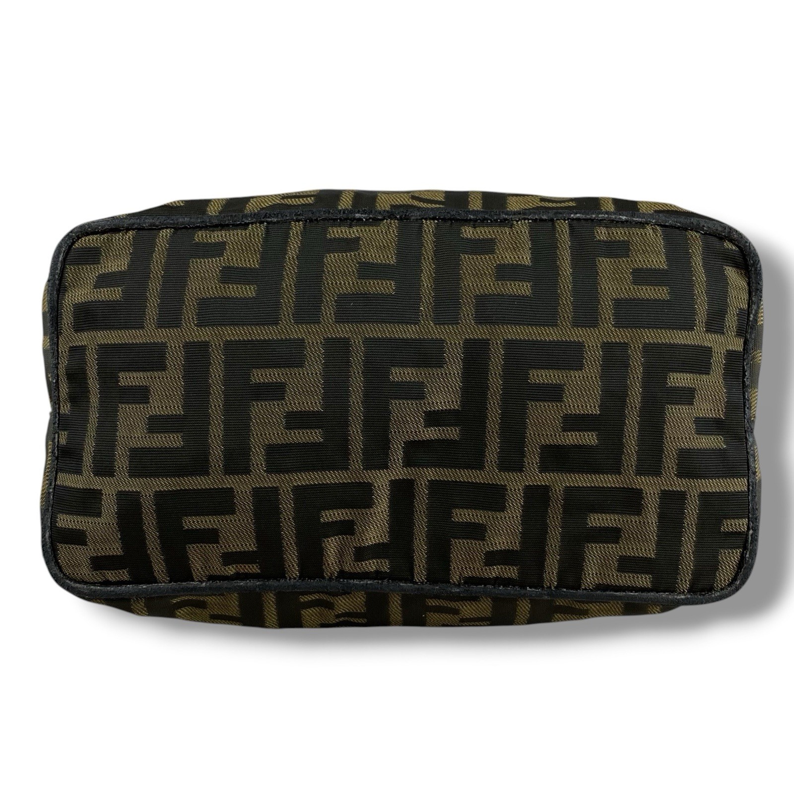 FENDI fendi Zucca FF Handbag One-Shoulder Bag Canvas Brown Logo Vintage y2k