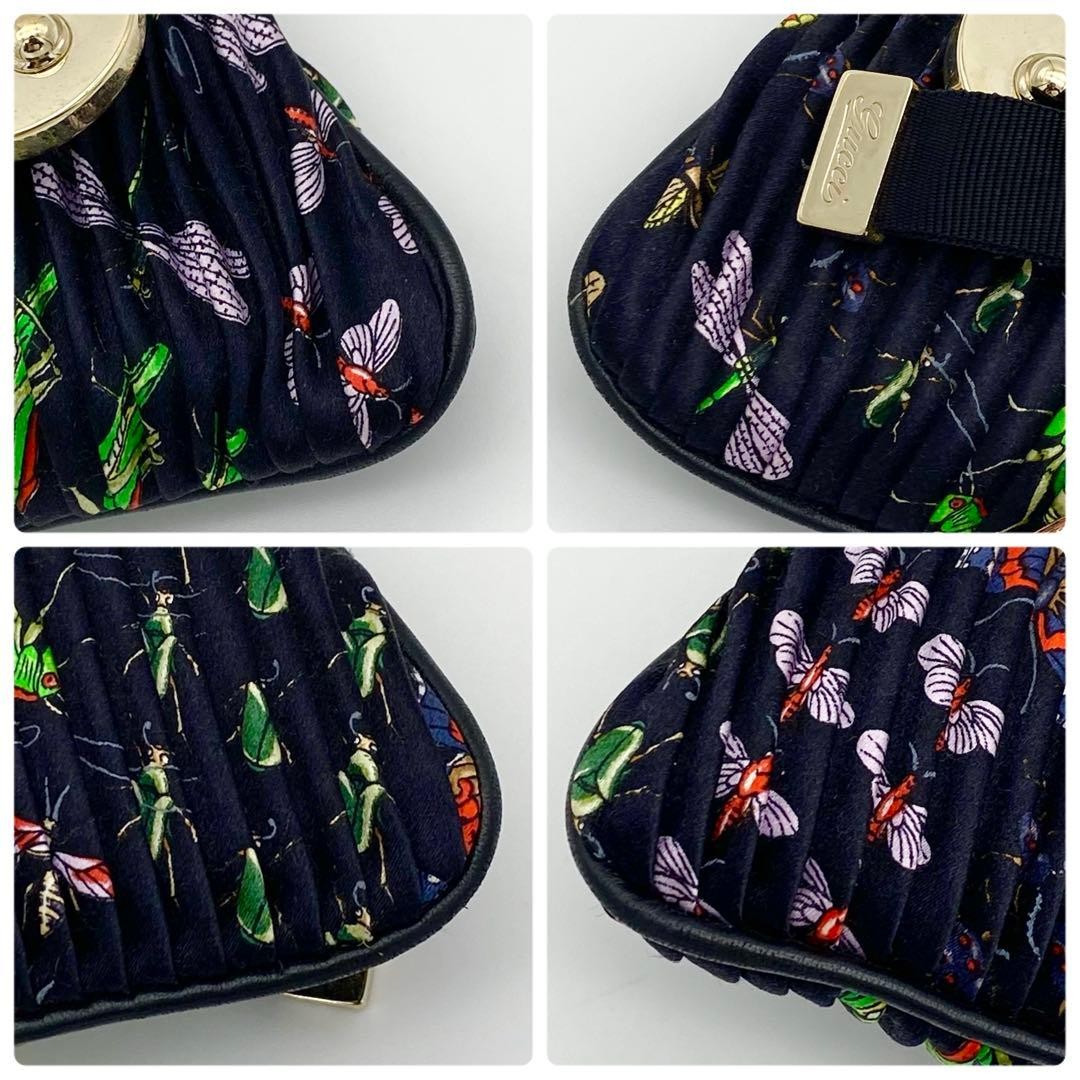 GUCCI Handbag Prince Evening Bag Bee Insect Pattern Chain
