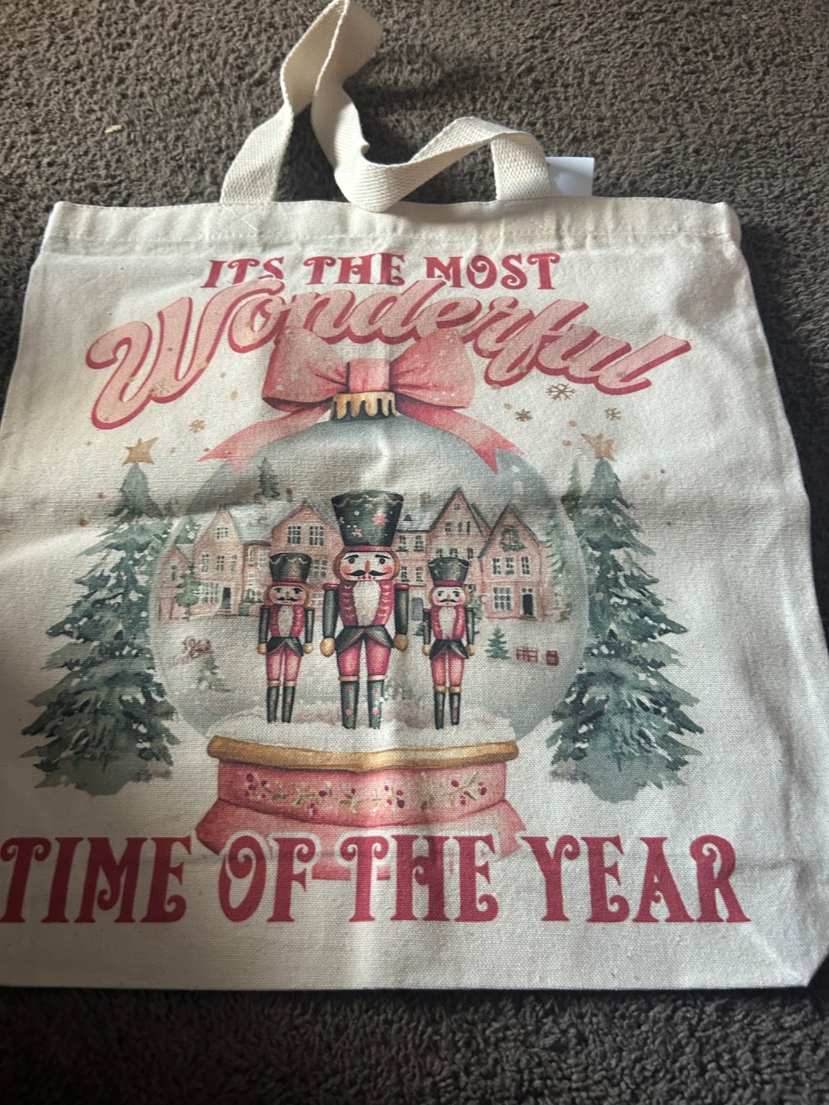 christmas tote bag