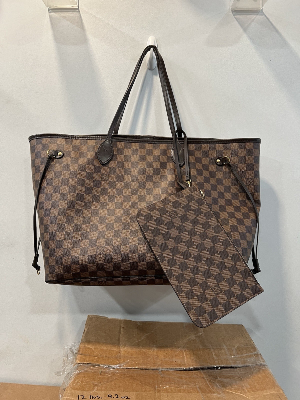 Louis Vuitton Neverfull GM Damier Ebene with Insert & Authenticity Retail $2310