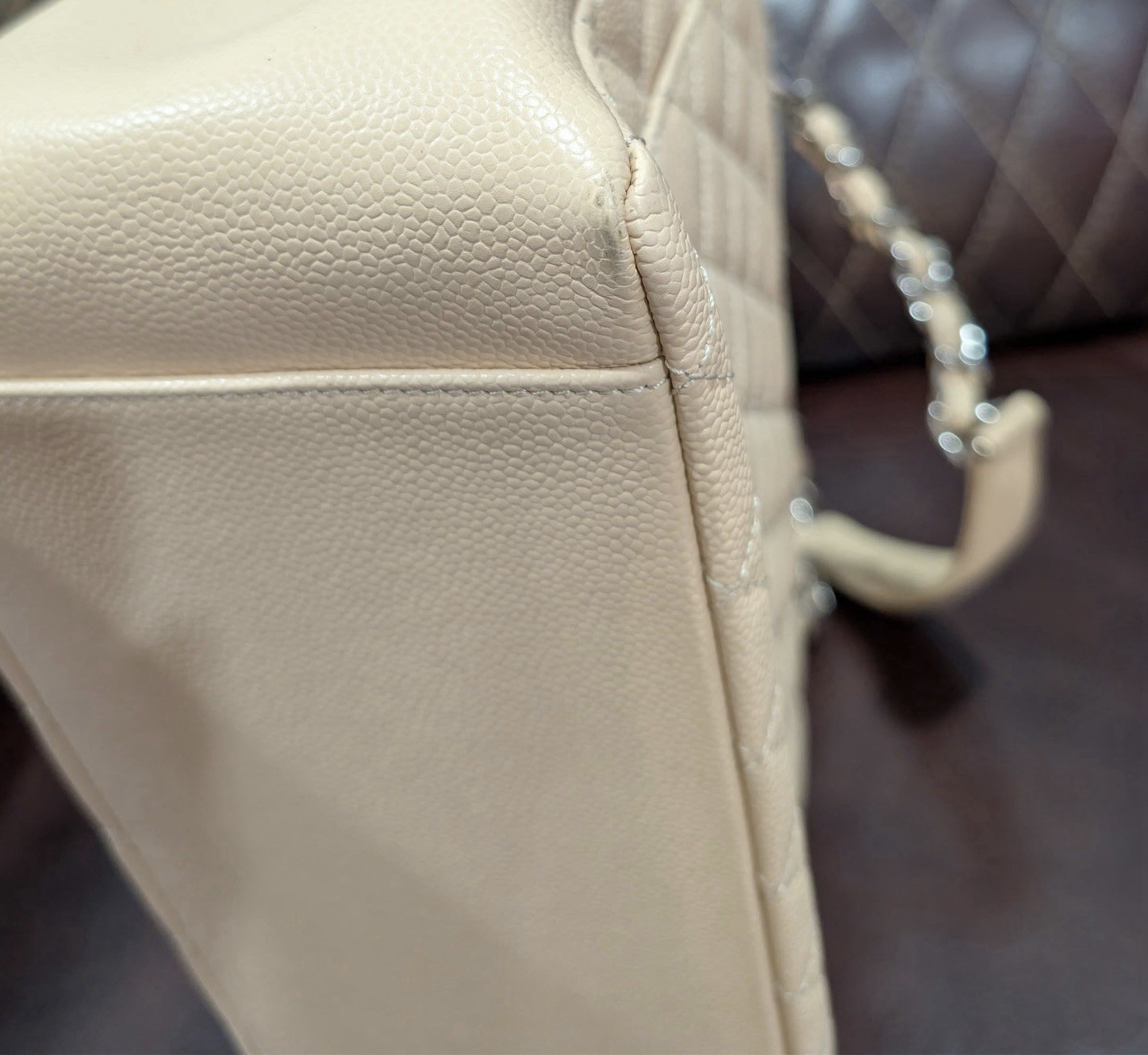 CHANEL Caviar Quilted Tote Bag GST