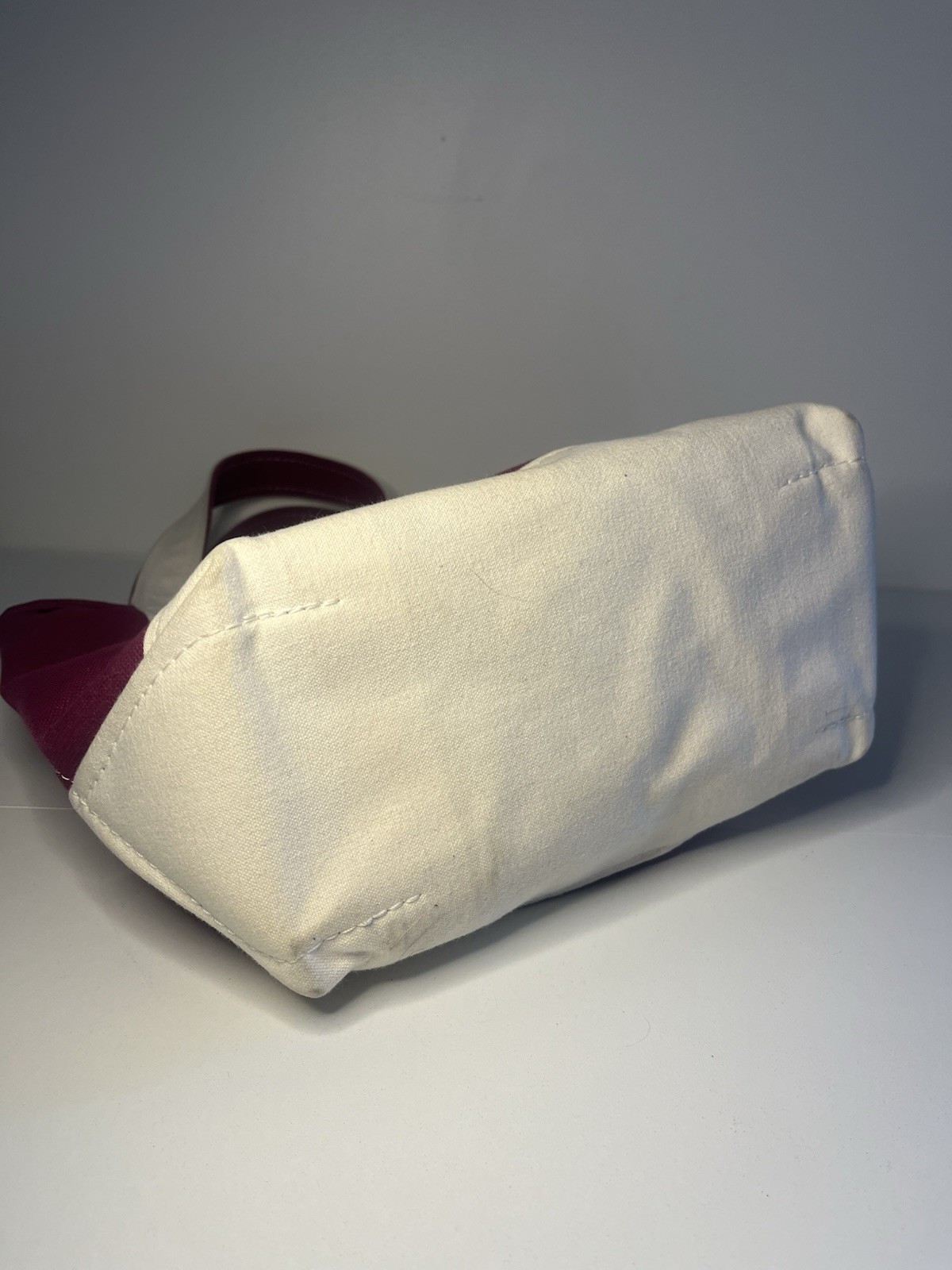 Vintage L.L. Bean Boat & Tote Two Tone Purple Wine RARE Made in USA EUC 90s VTG