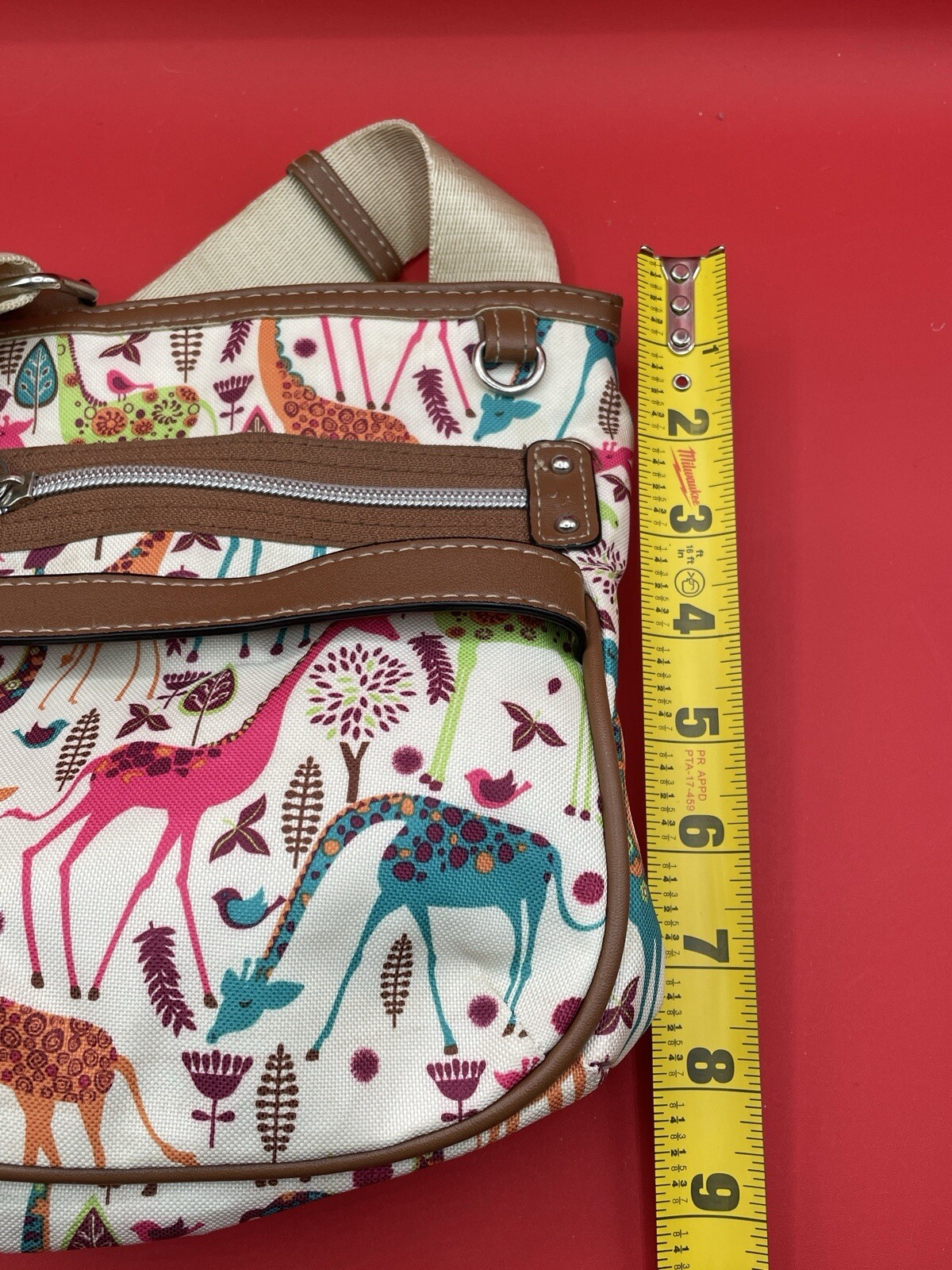 Lily Bloom Crossbody Bag Purse GIRAFFES 🦒 Adjustable Strap
