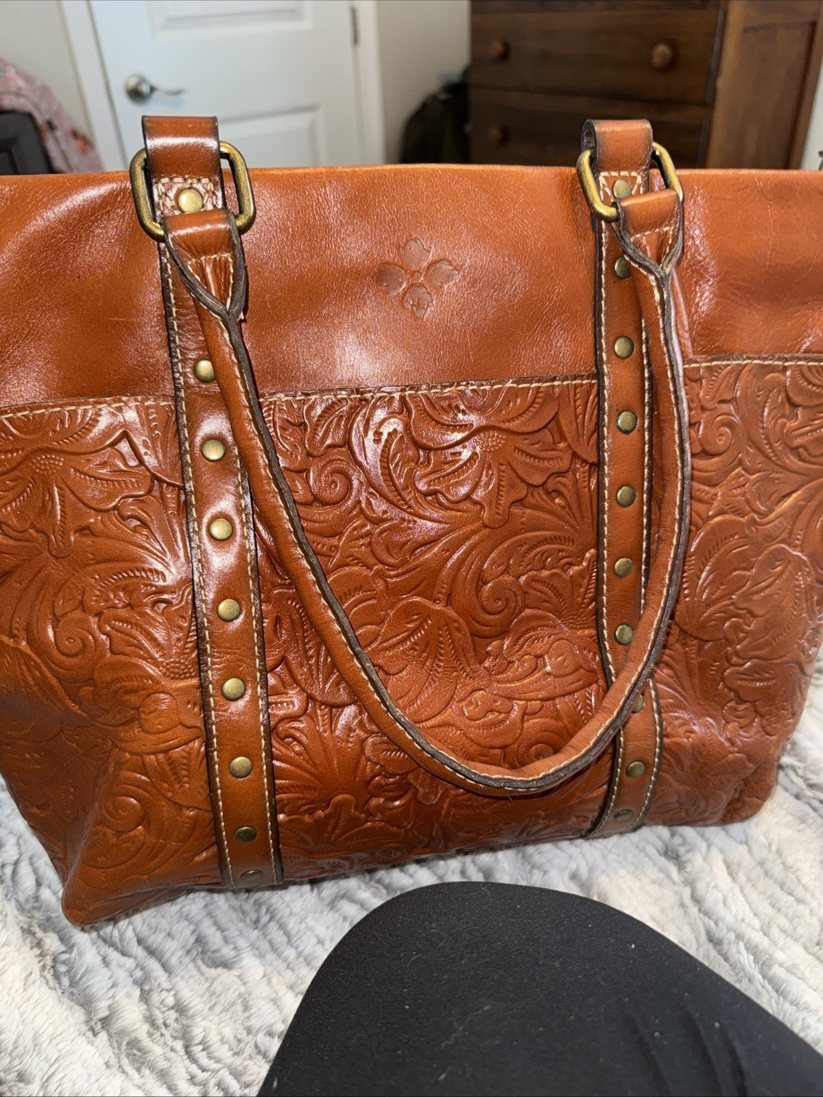 Patricia Nash leather purse, Preowned, Beautiful, Normal Wear