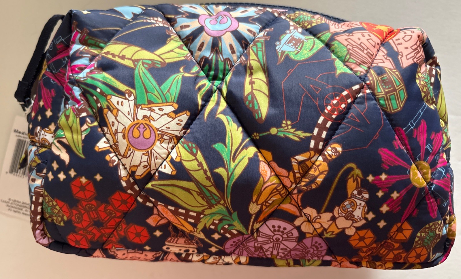 Vera Bradley Star Wars Power Of The Force Floral medium Cosmetic Case Bag BB-8