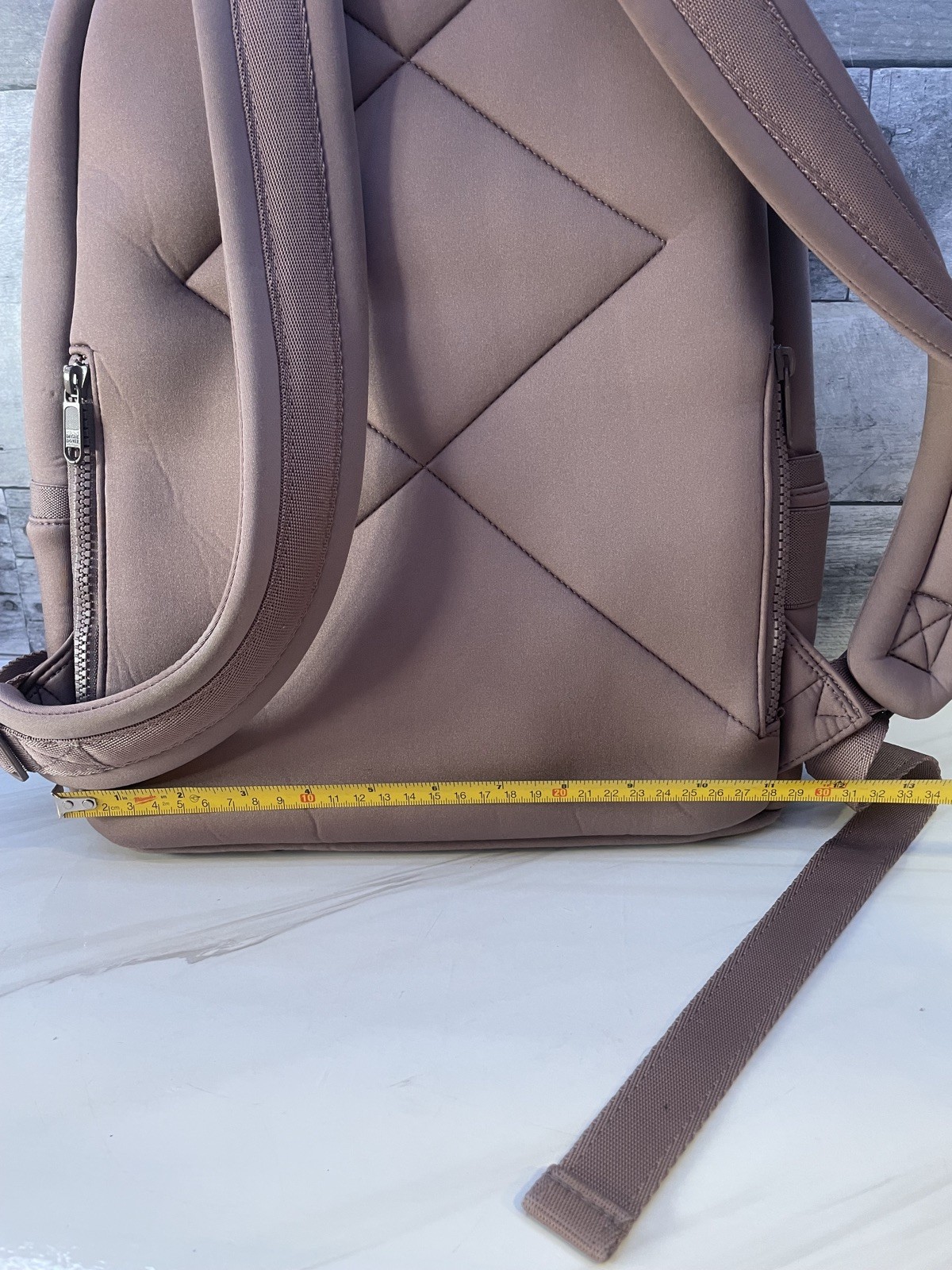 Dagne Dover Small Neoprene Dakota Backpack Bag in Dune
