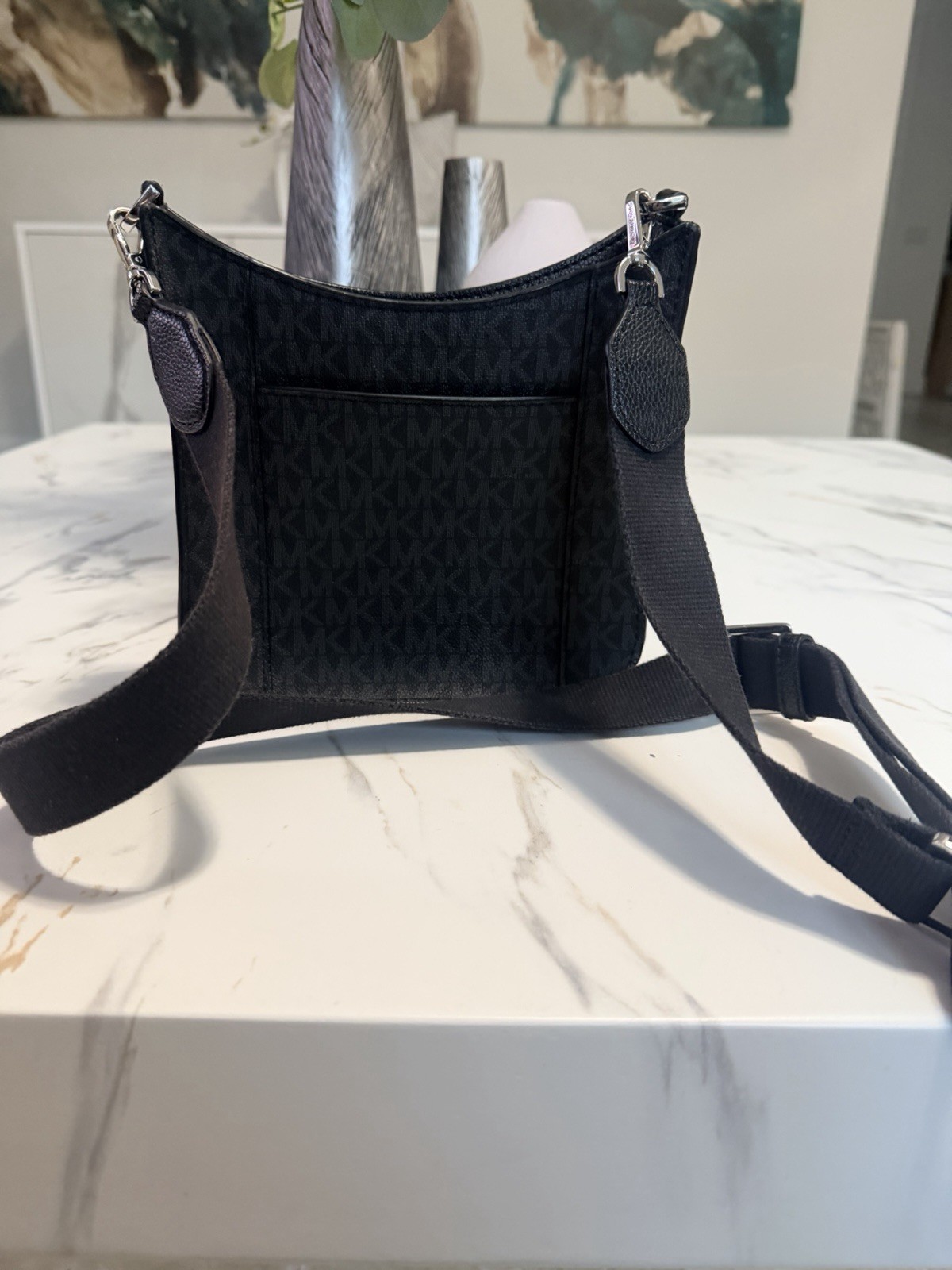 Michael Kors Briley Small Messenger Crossbody Bag – Black