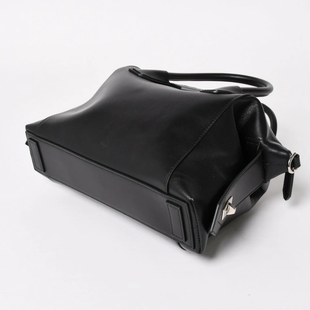 GIVENCHY Antigona Soft Small Bag Black Leather Authentic Rare