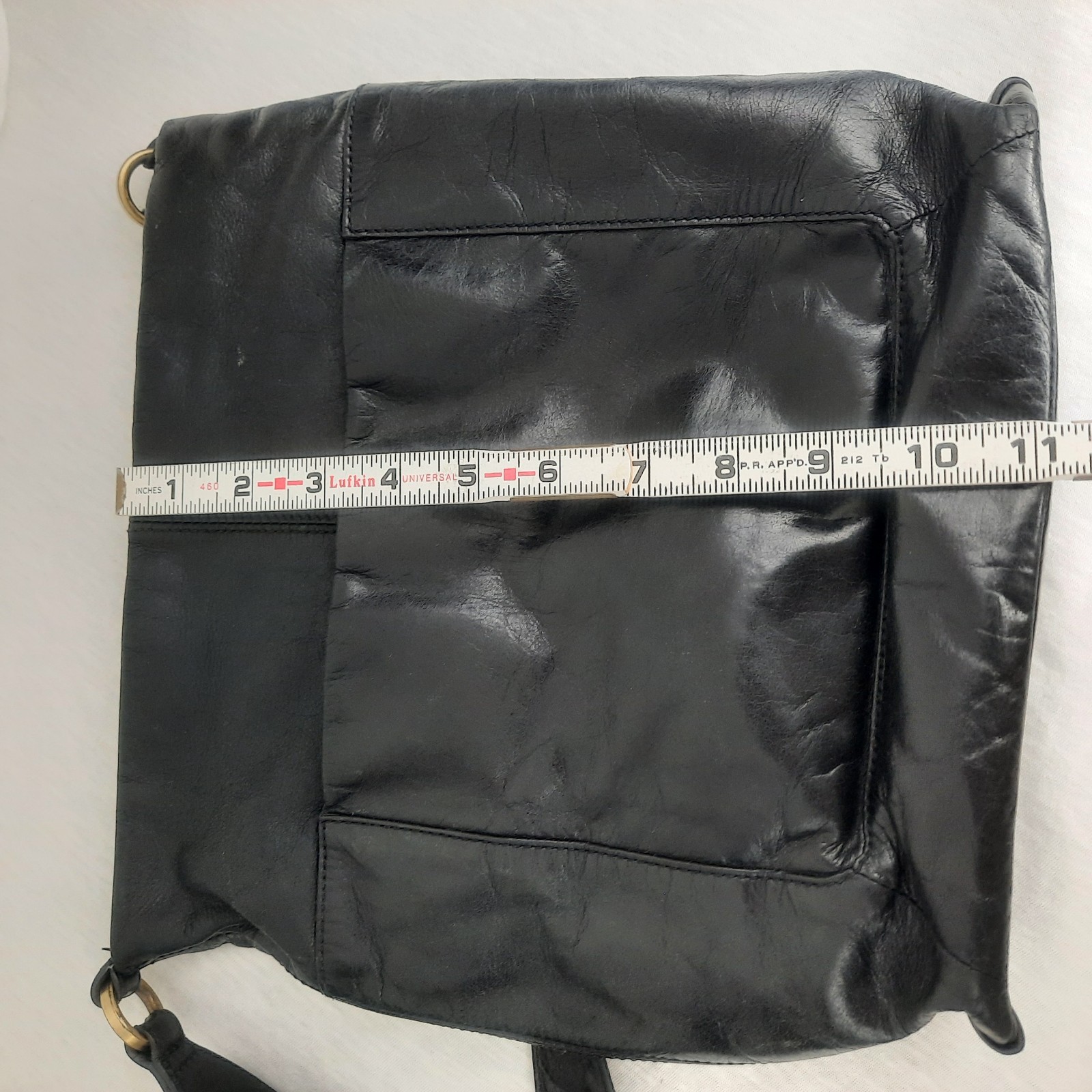 HOBO INTERNATIONAL Forest Black Soft Leather Shoulder Bag Purse, Bag 11 INCH
