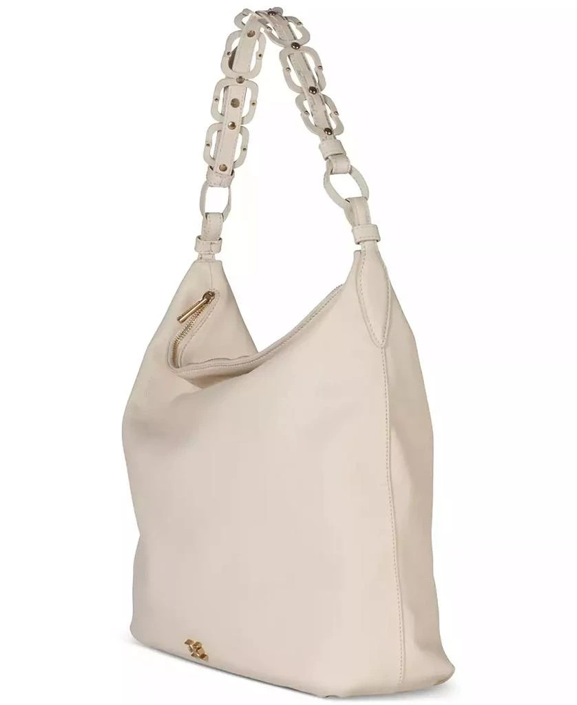 $345. Sam Edelman Bay Large Leather Chainlink Hobo Cream Gold