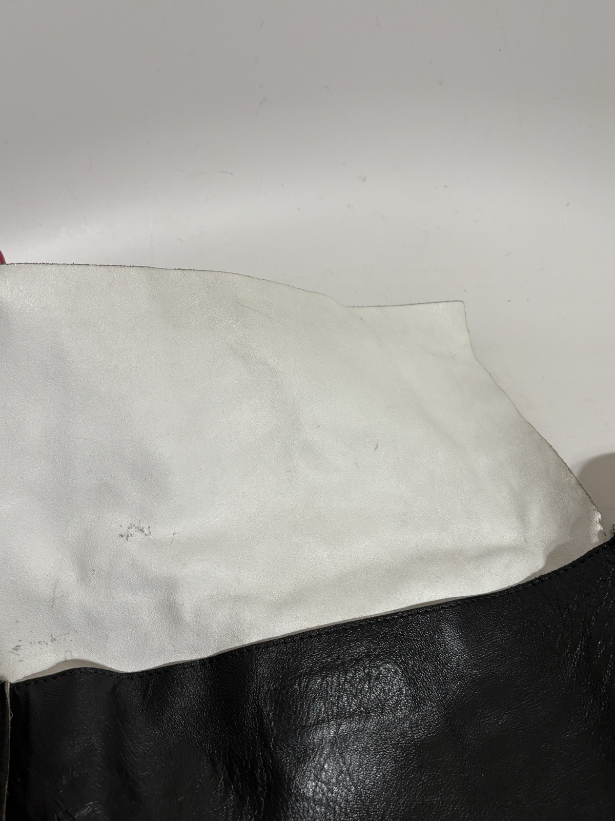 Vtg Dolce & Gabbana D&G Black Leather Team Print Bag