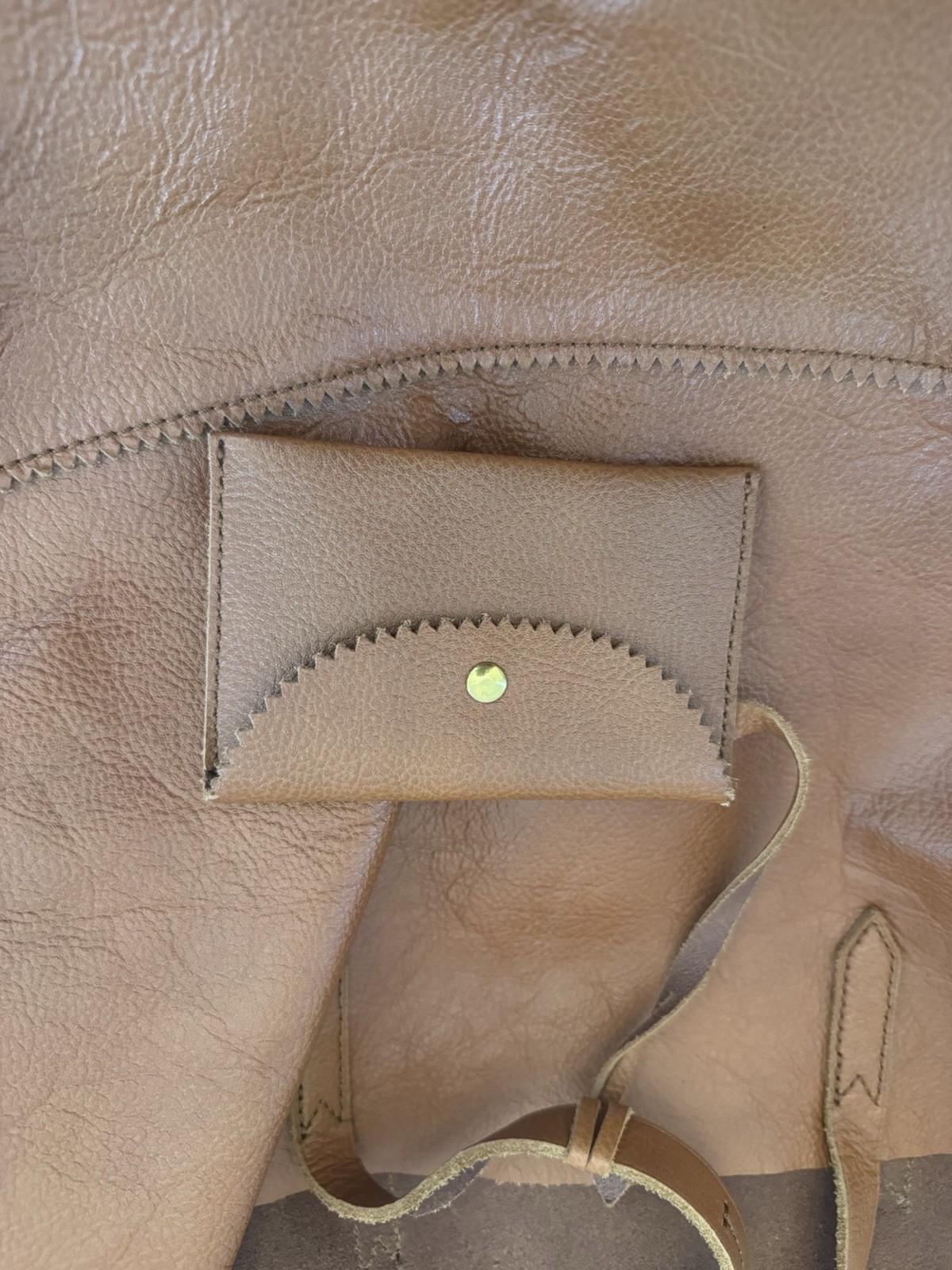 J.CREW Downing Tote Bag – 100% leather