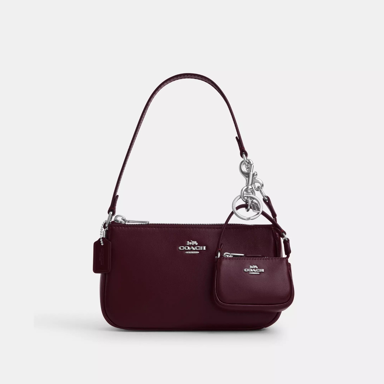 NWT Coach CCK95 Boxed Nolita 19 And Nolita Bag Charm Set Shiny Smooth Leather