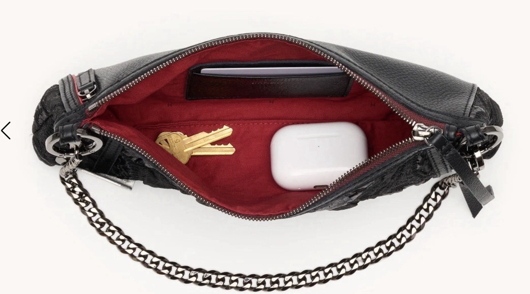 NWT Hammitt Kyle Midnight Marquise Black Crossbody Handbag Purse