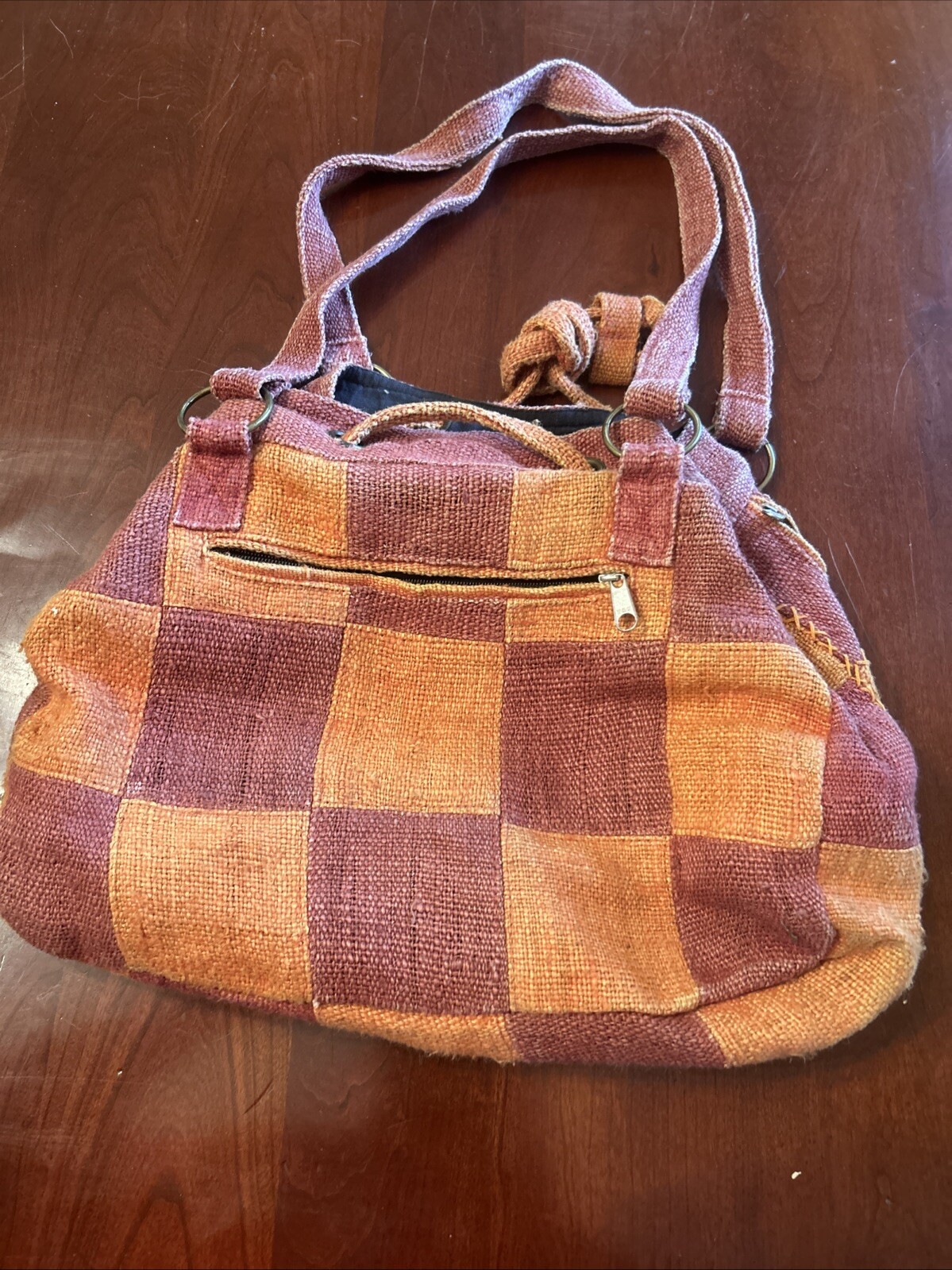 Earth Divas Fair Trade Women Bag Earthy Fade Patchwork Boho Hippie Shoulder Tote