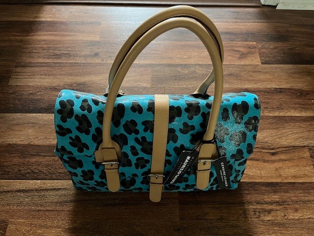 Maurizio Taiuti Made in Italy Nubuck Leather Han Bag