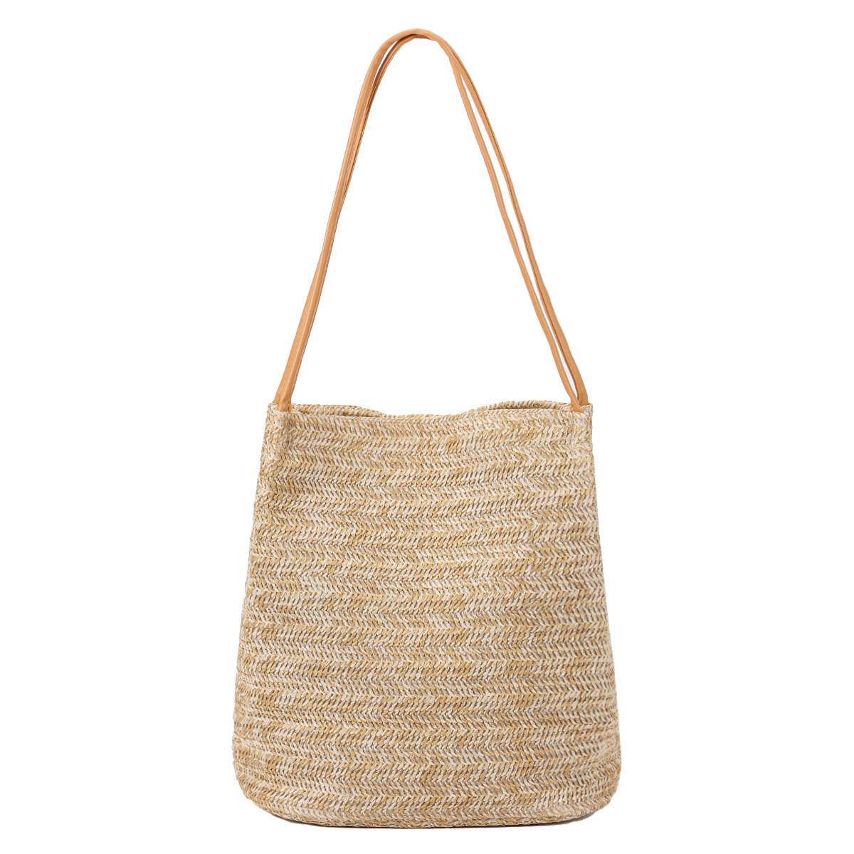 Women Handbag Rattan Straw Bag Shoulder Beach Woven Purse Tote Summer Crossbody