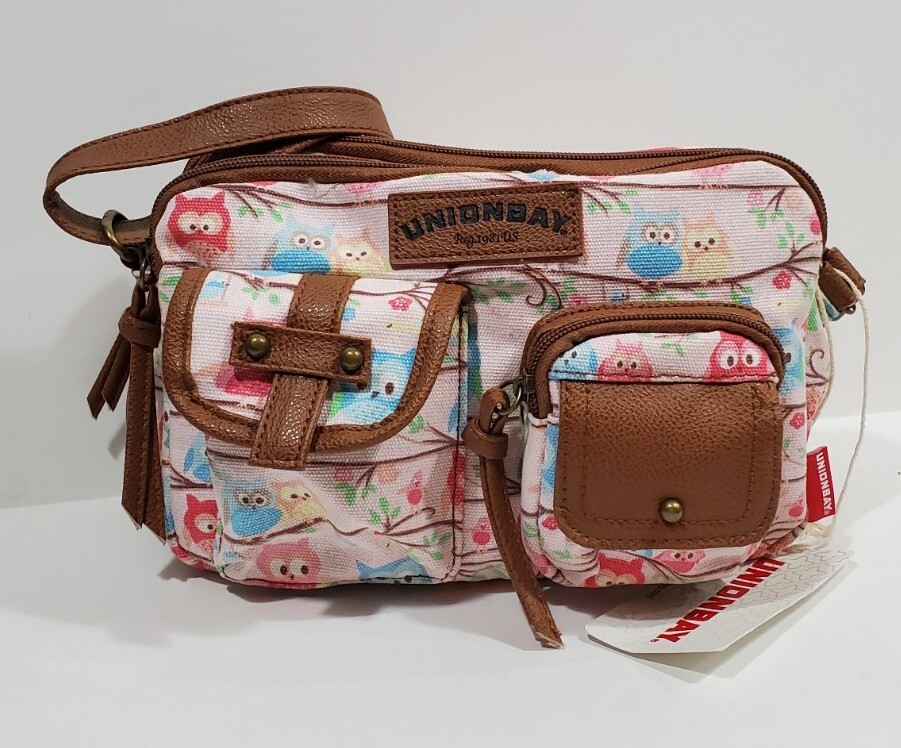 UNIONBAY Canvas Owl Crossbody Bag