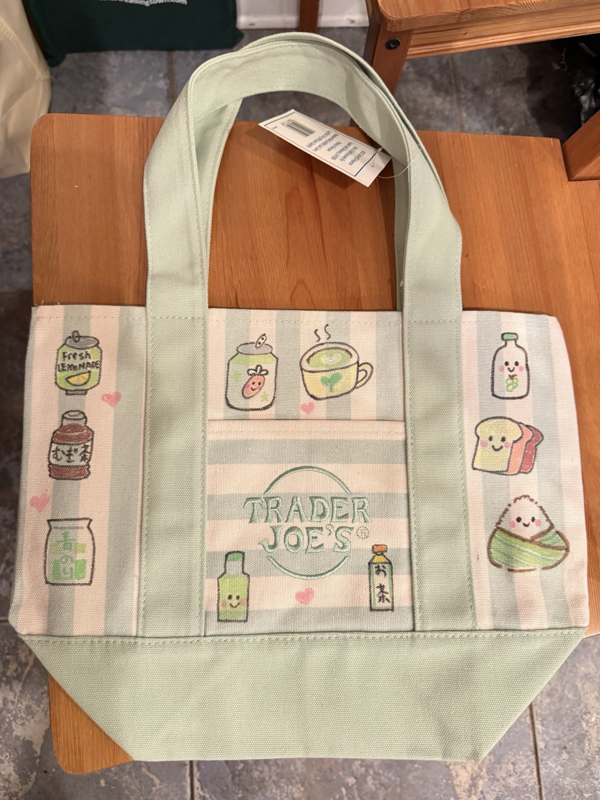Customized Trader Joe’s Canvas Mini Tote Bag
