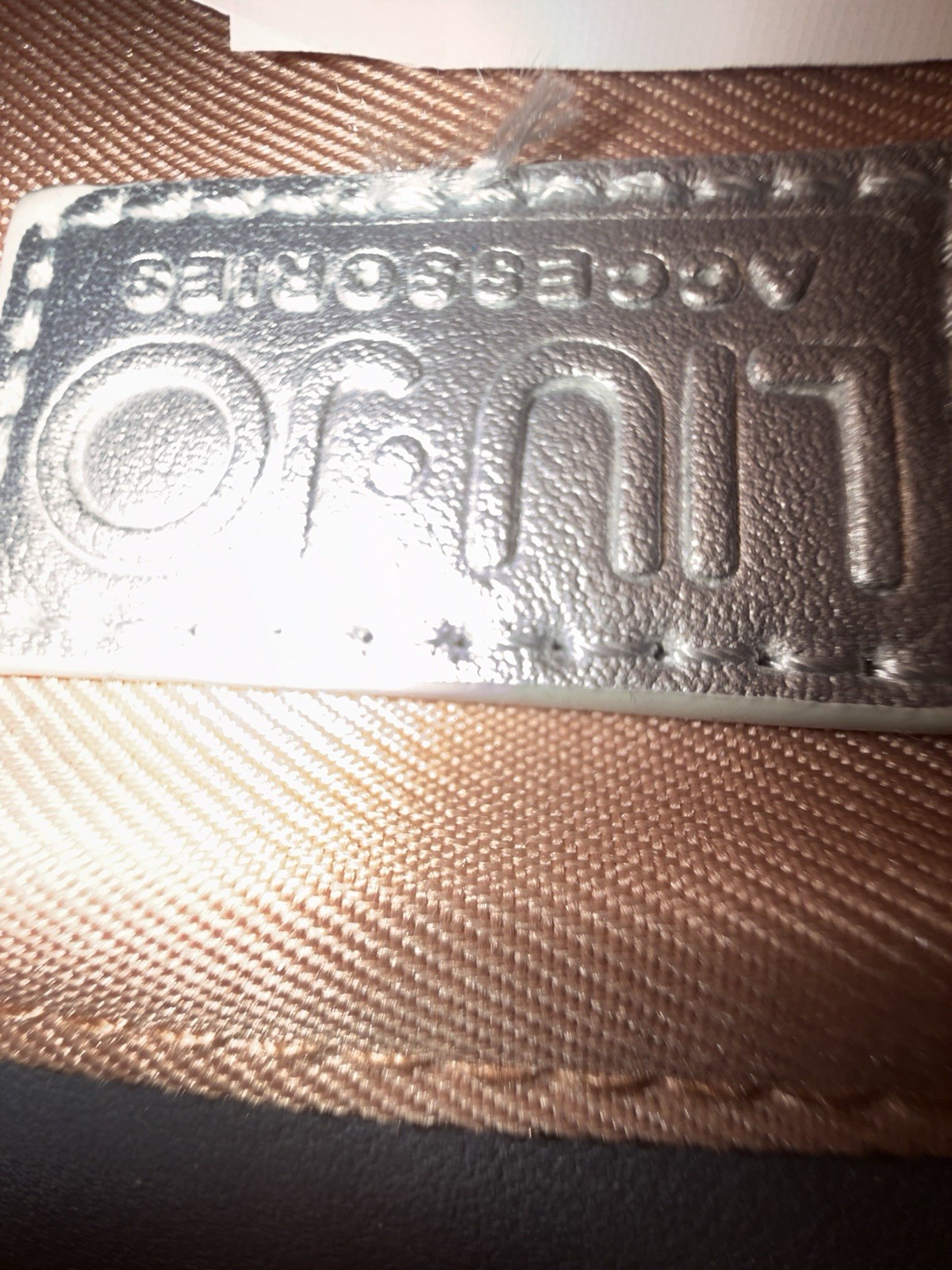 Liu Jo Silver Metallic Mini Crossbody Bag | Chain Strap | Magnetic Closure EUC
