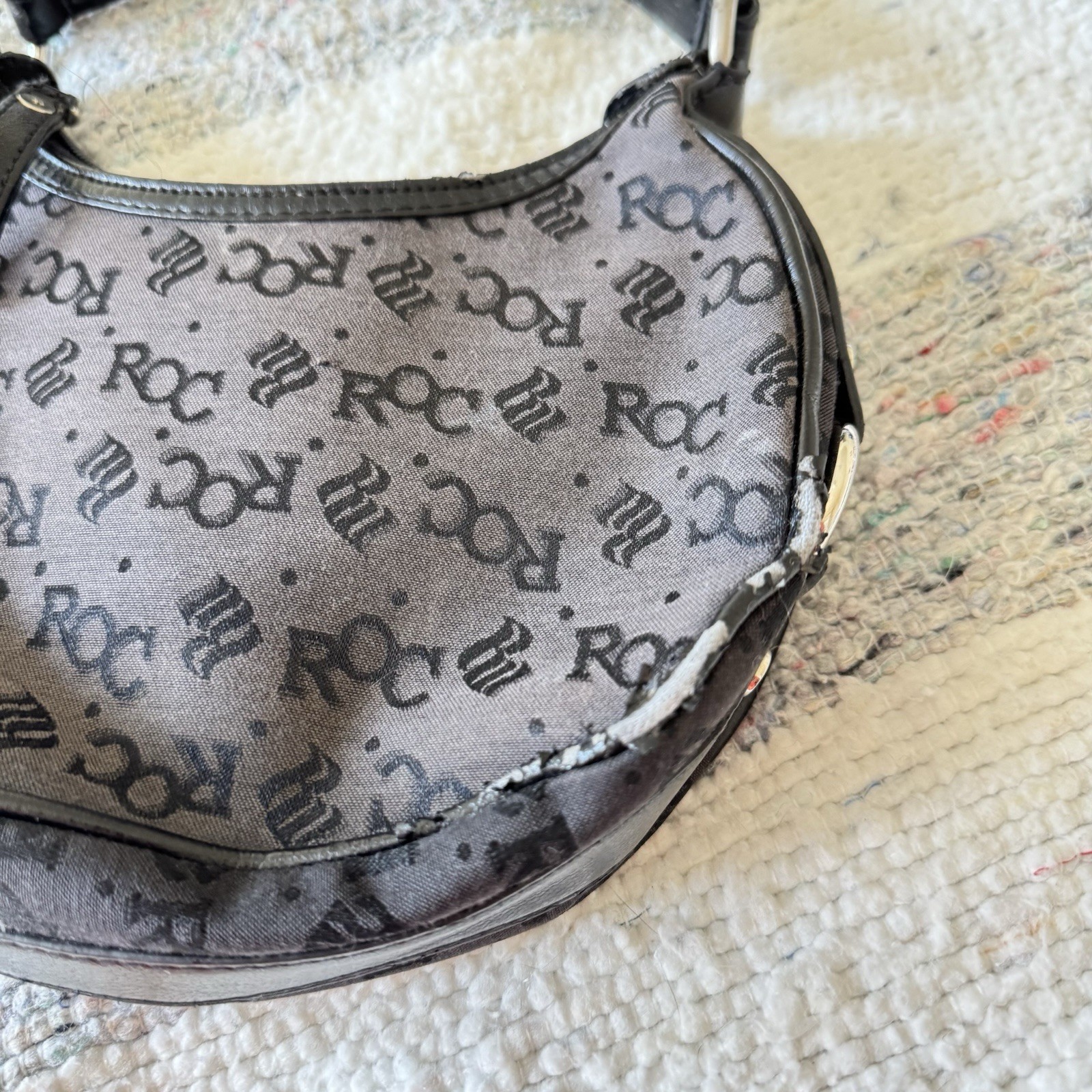 Roca Wear Vintage Mini Bag Bratz Grunge Y2K Punk Fairy Logo Studded Emo Kathy