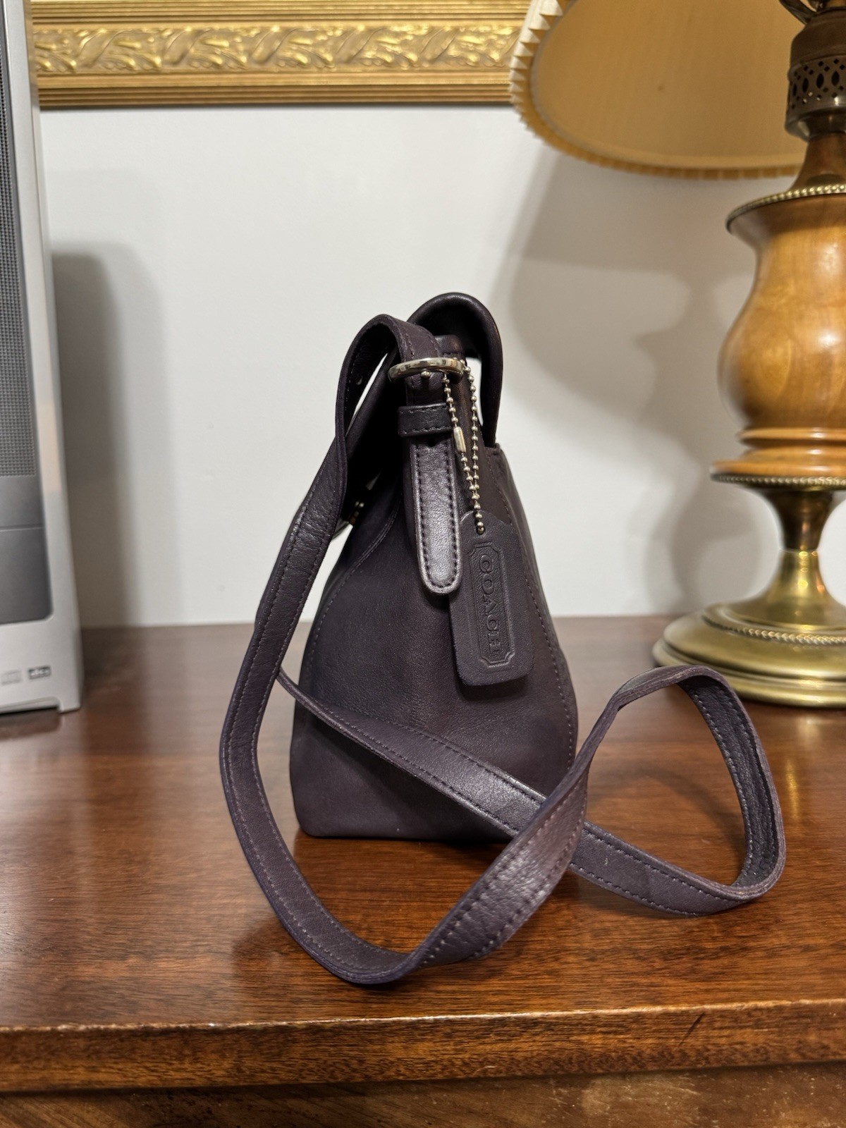 Vintage Coach SoHo Small Flap Ink Crossbody Purse 4108