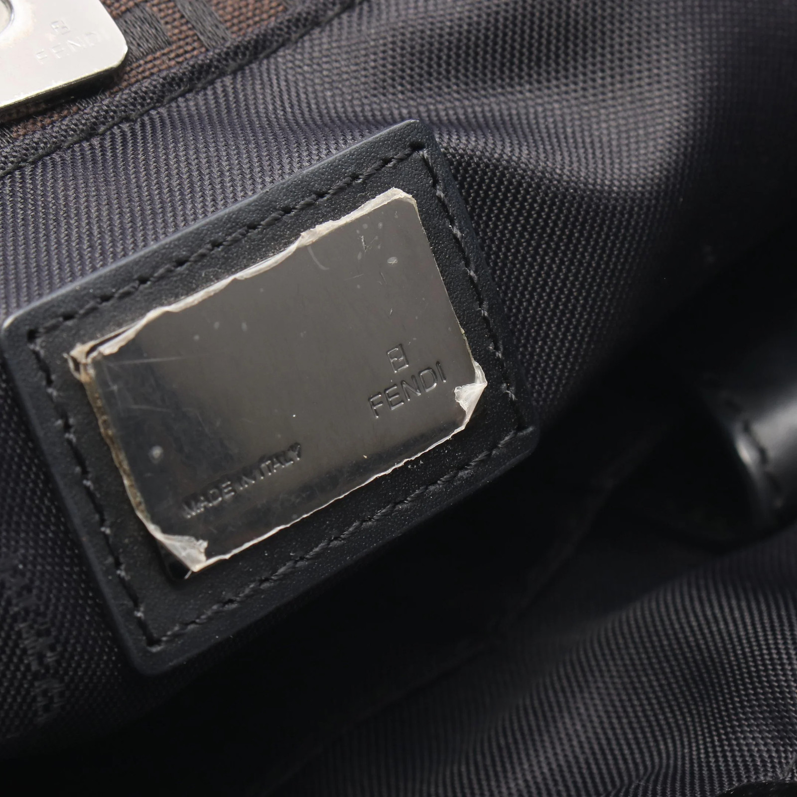 Fendi Tote Bag Black Leather #RCB1679