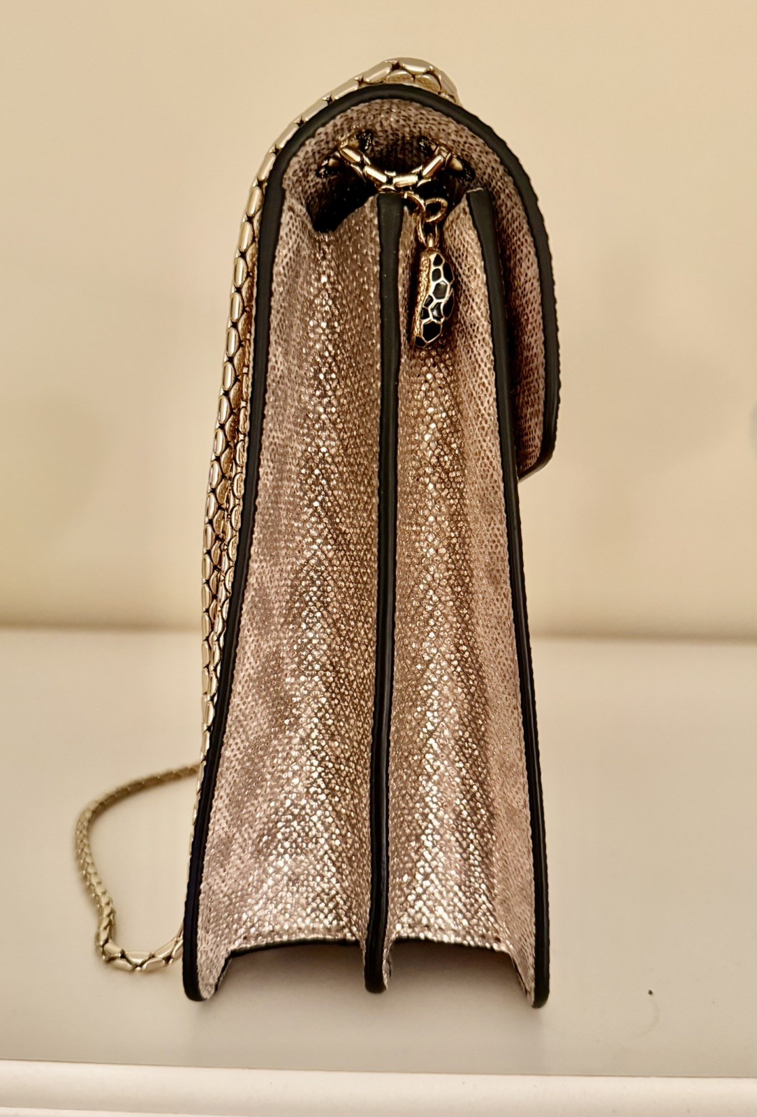 BVLGARI Serpenti Karung Leather Special Edition Medium Shoulder Bag NWOT