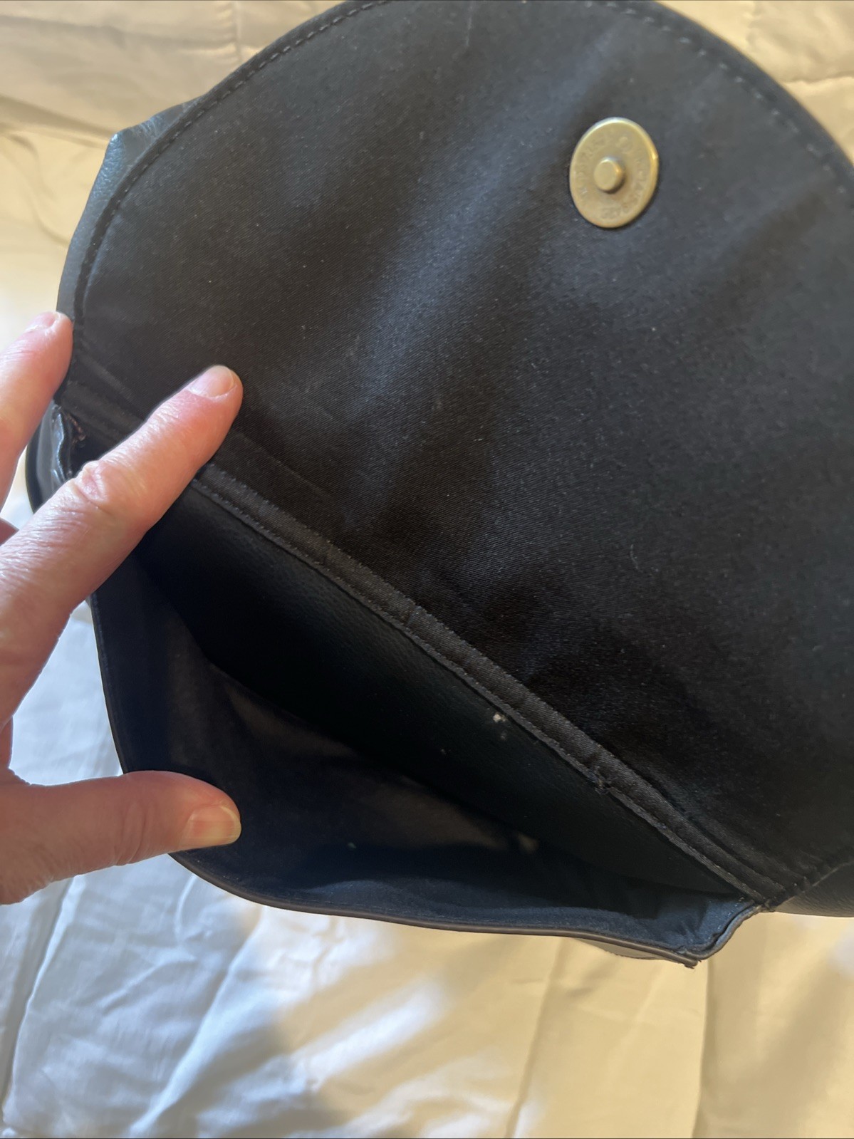 a.n.a. Crossbody Hobo Purse Black Leather