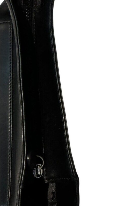 DKNY Black PVC Crossbody Bag 11 x 7 x 3 inches – EUC