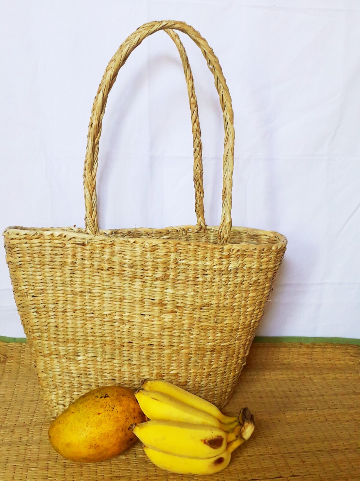 Eco Friendly Hand Cane shoulder Large Bag Sri Lanka For Women