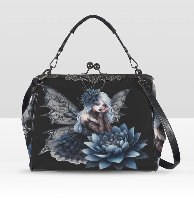 Gothic Mystical Floral Spring Fairy Art Shoulder Cross Body Bag Satchel NEW