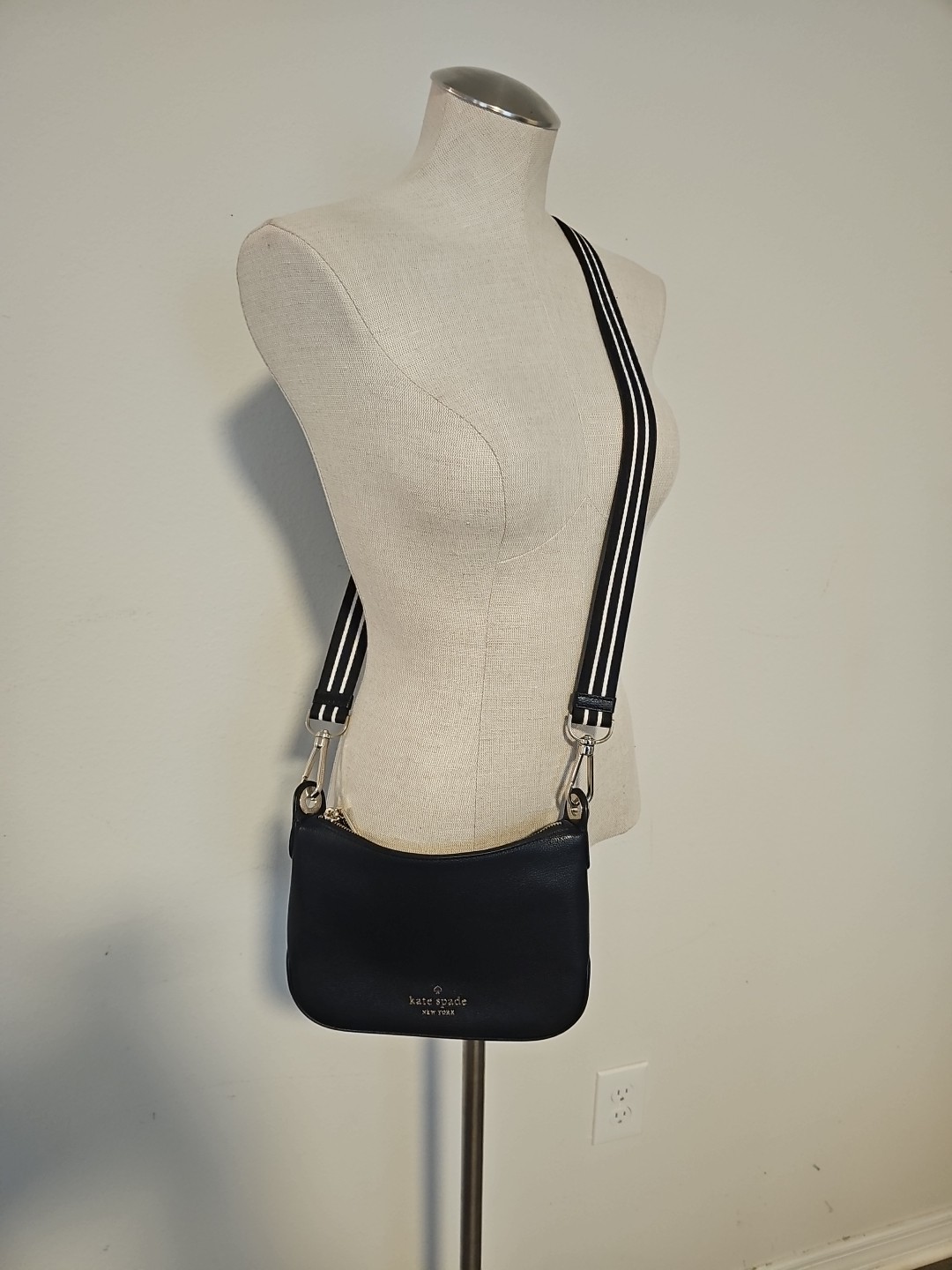 Kate Spade Rosie Pebbled Leather Black crossbody