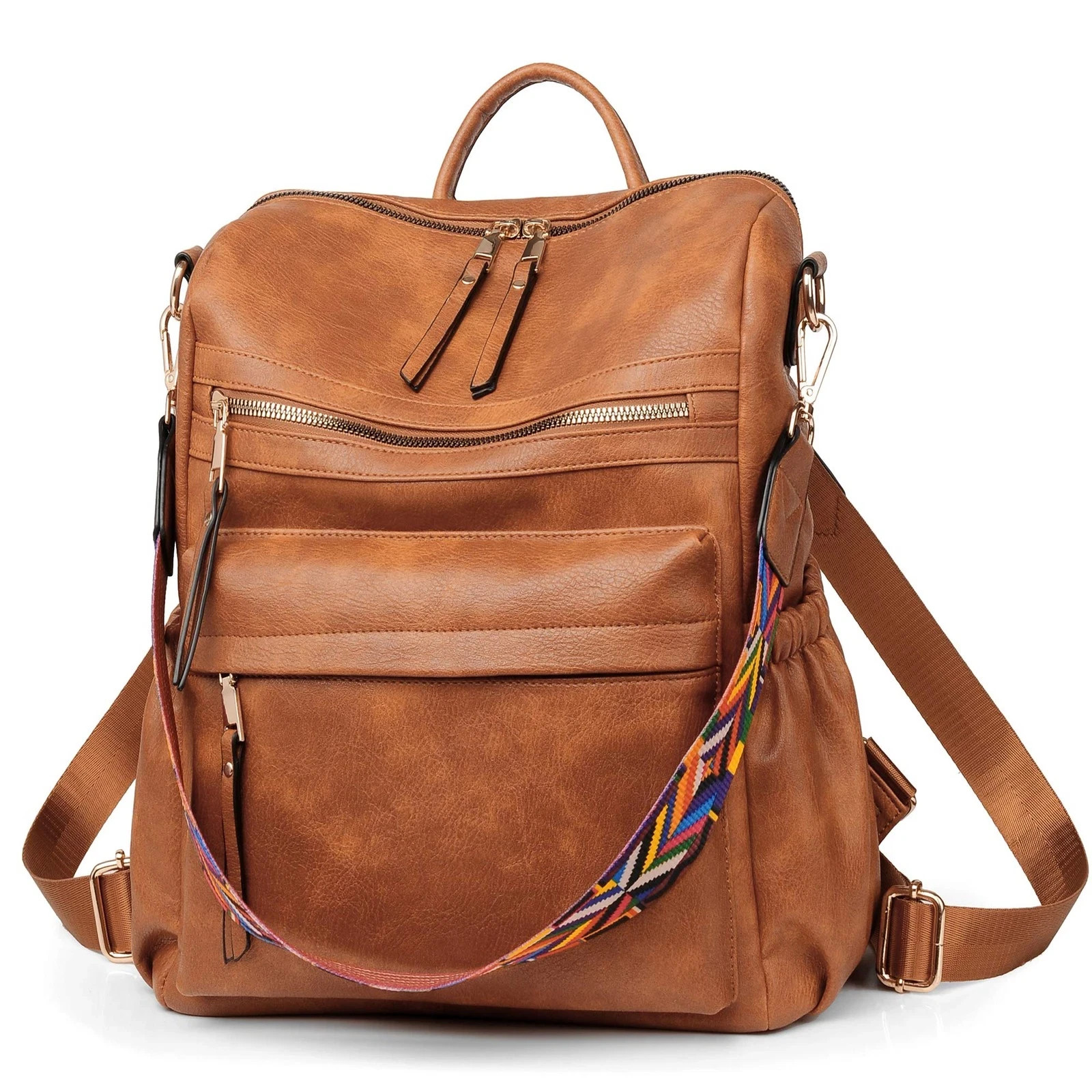 Womens Backpack Purse Leather Backpack Purse for Women Travel Fash…