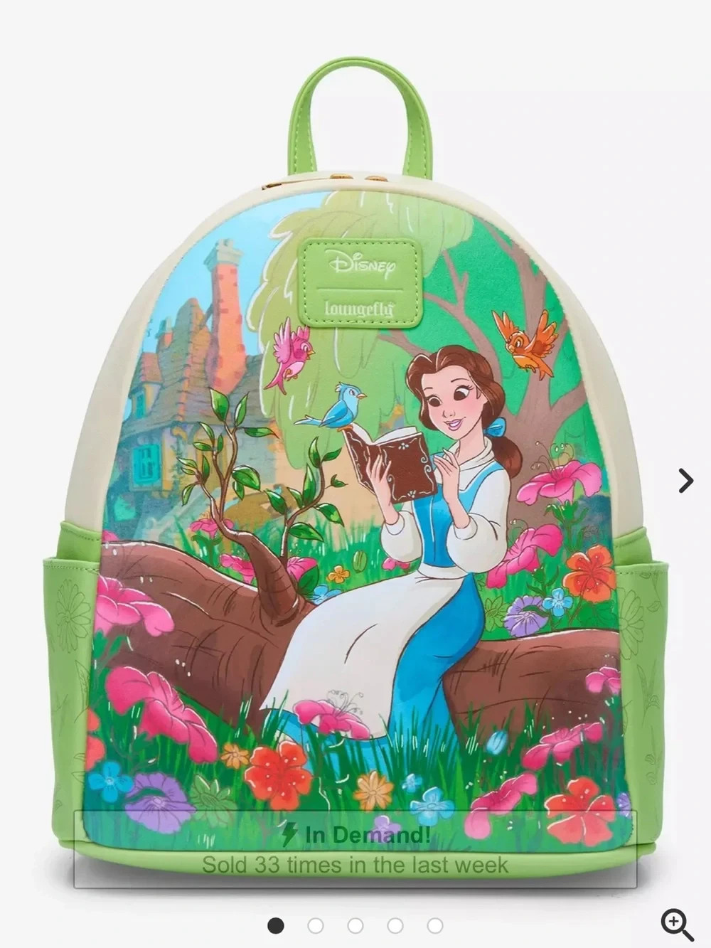 Loungefly Disney Beauty And The Beast Belle Reading Mini Backpack