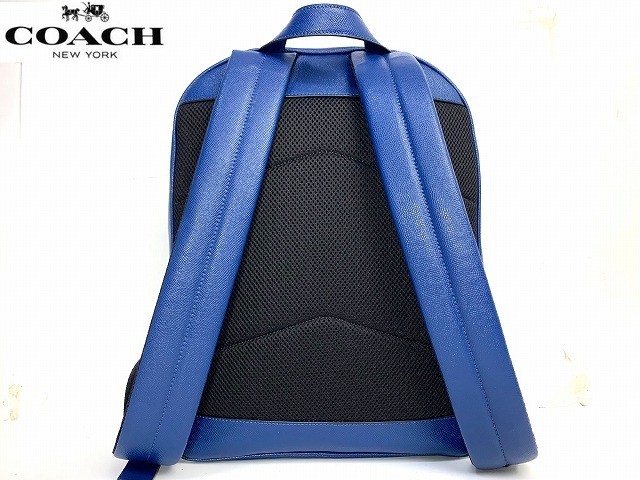 COACH Men’s Kennedy Leather Backpack Daypack 54857