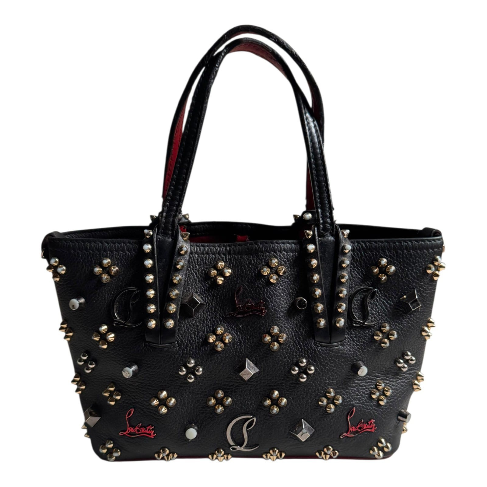 Authentic Christian Louboutin Cabata Mini Tote Bag for Women