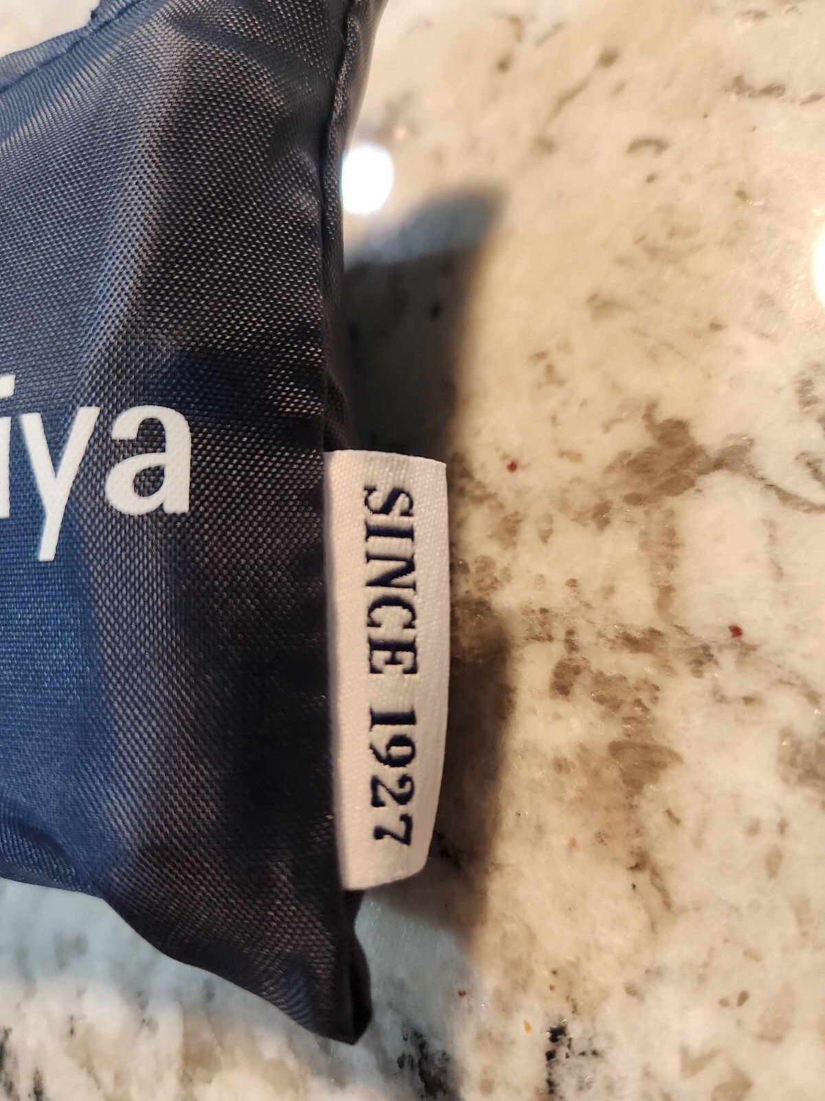 Brand New Kinokuniya Nylon Eco Bag Navy Japanese