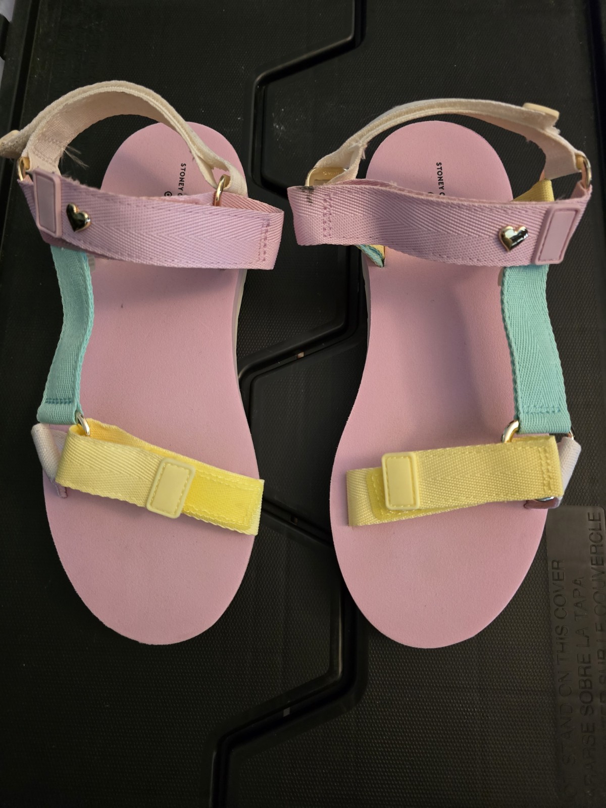 Stoney Clover Lane x Target Multi Pastel Pink Sandals Size 9