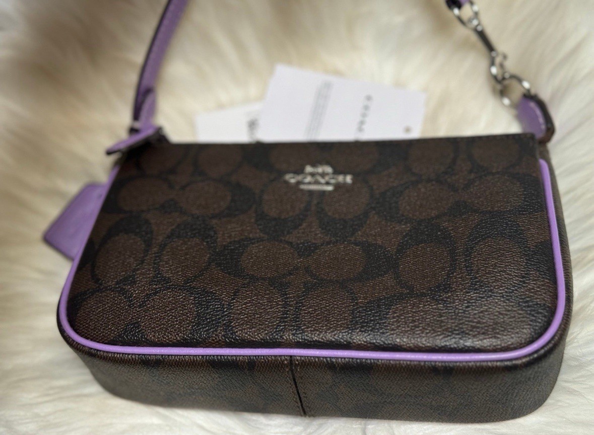 NWT Coach Disney X Coach Teri Shoulder Bag In Jacquard With Mickey Mouse CM196