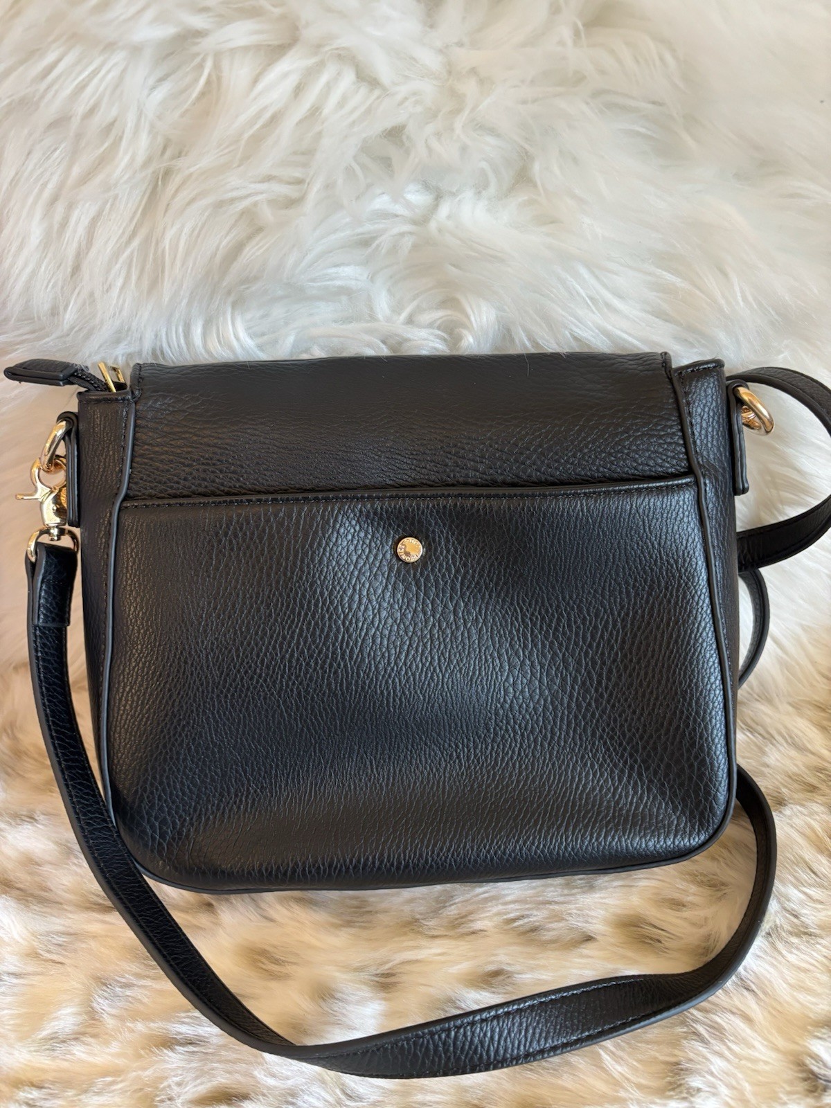 Poppy & Peonies Mini Downtown Black Tote Bag