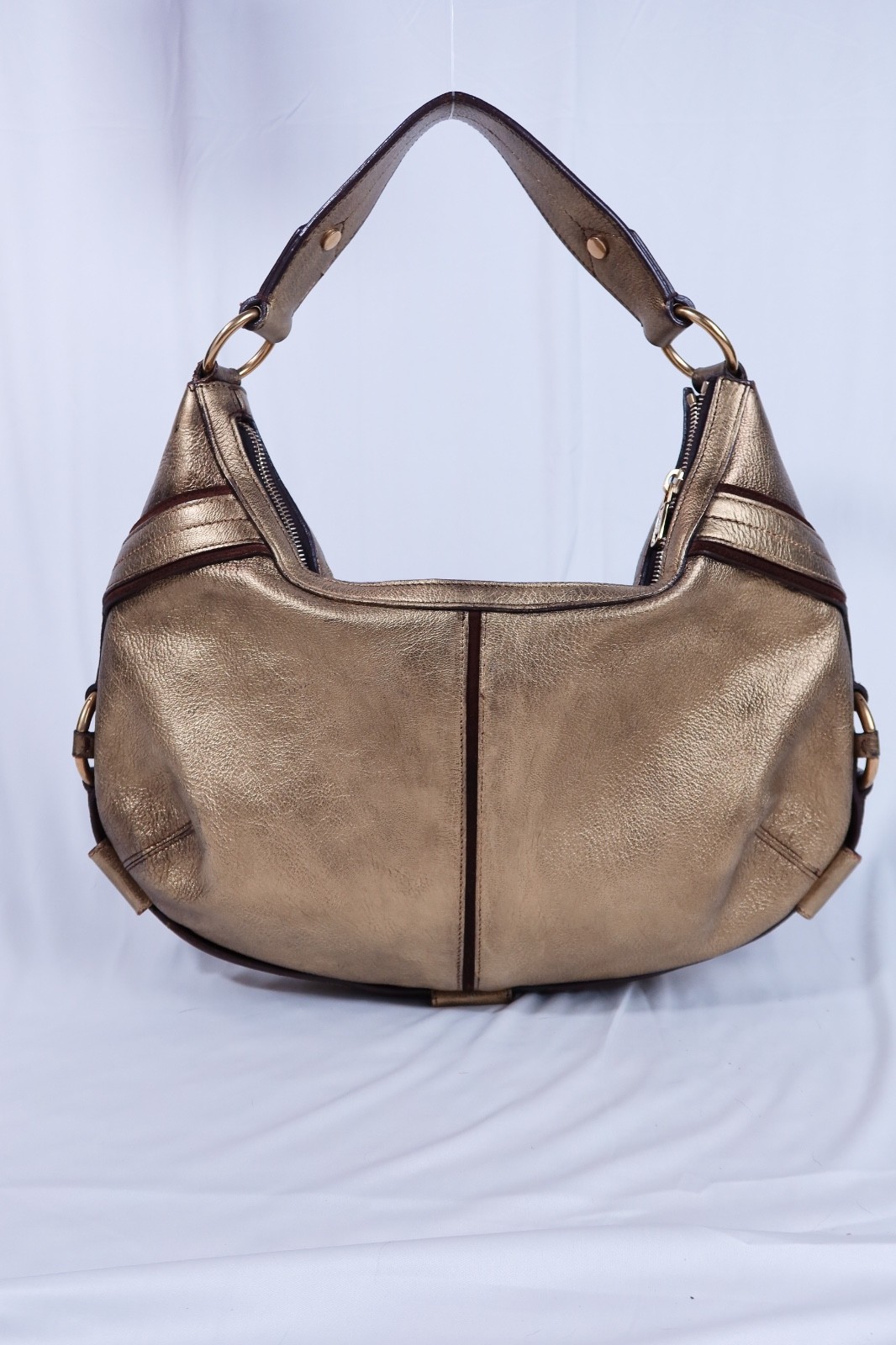 Vintage YSL Mombasa Bag | Gold Leather
