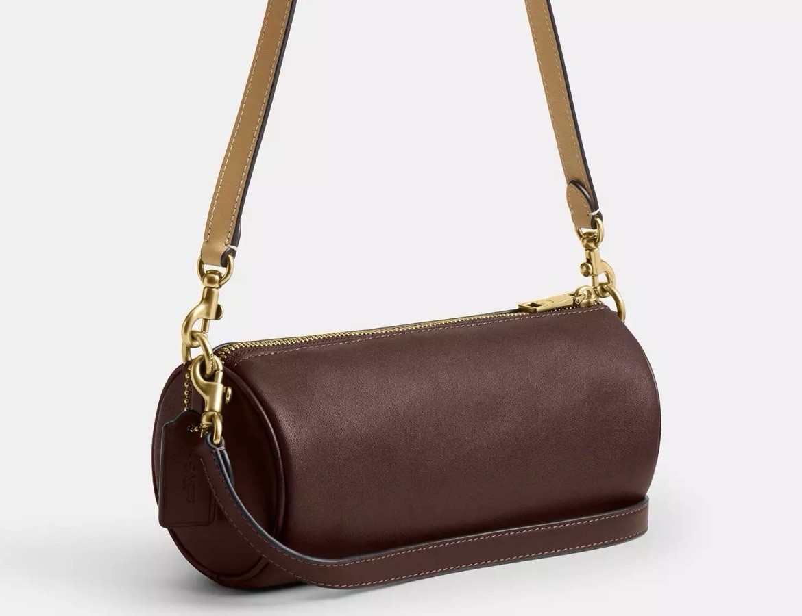 Coach Official Barrel Bag CDY80 B4MPL Brass/Maple