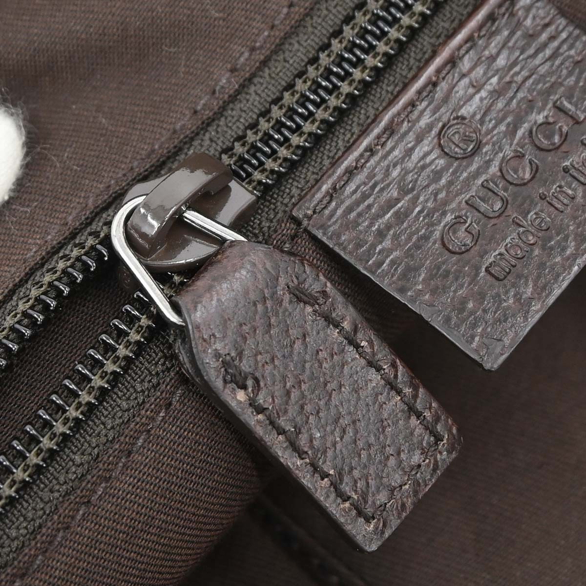 Gucci Brown Beige Canvas GG Shoulder Bag 181092 002404 167334
