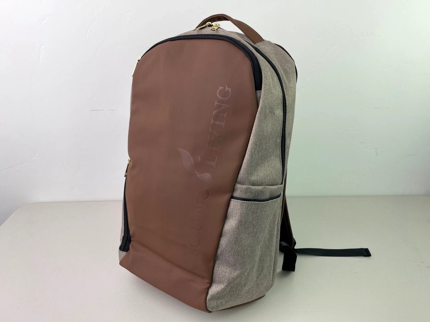 Young Living Essential Oils Brown Backpack & Fanny Pack NEW